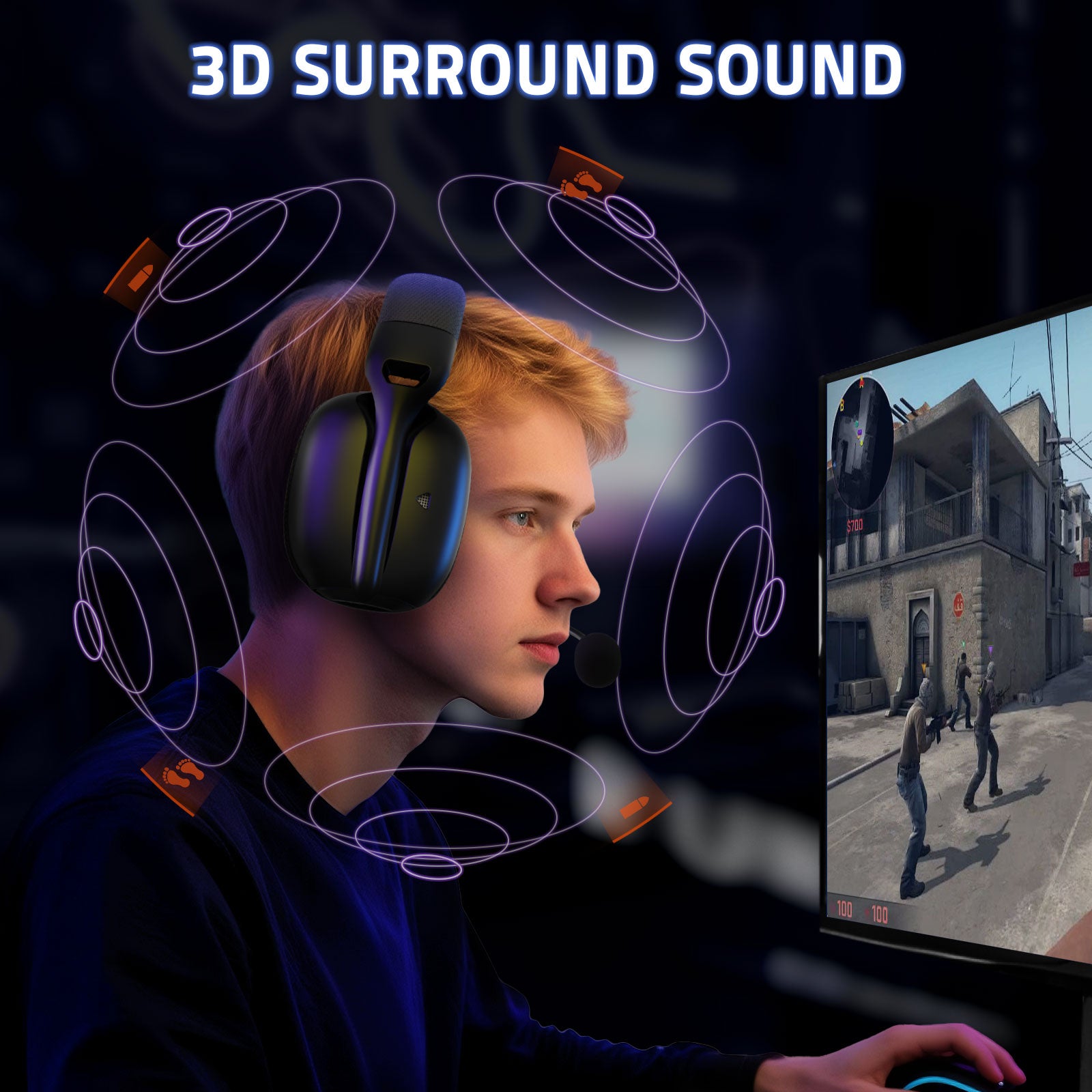 Auriculares inalámbricos para juegos ATTACK SHARK L80PRO