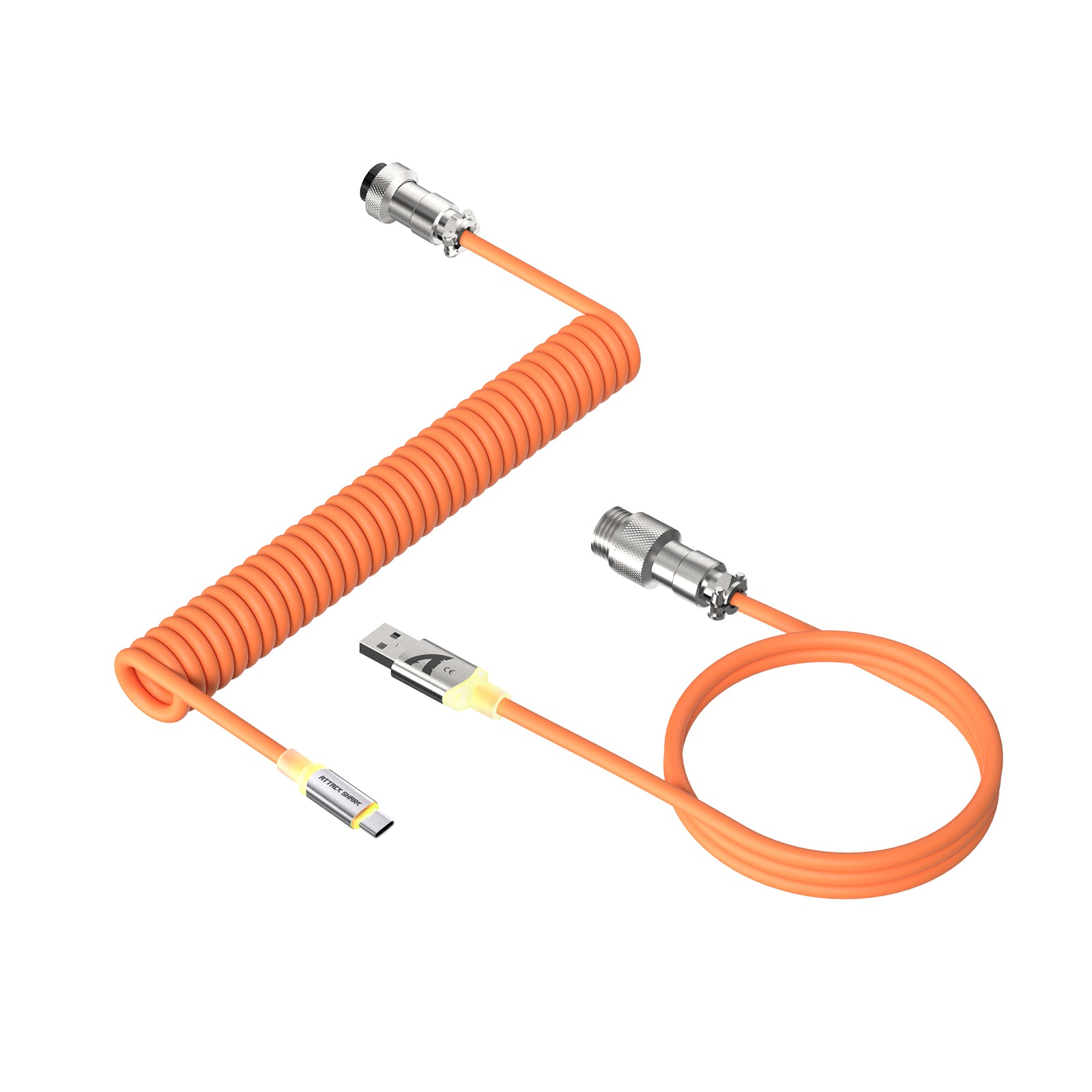 Cable aviador personalizado ATTACK SHARK C01Ultra para teclado magnético 8KHz