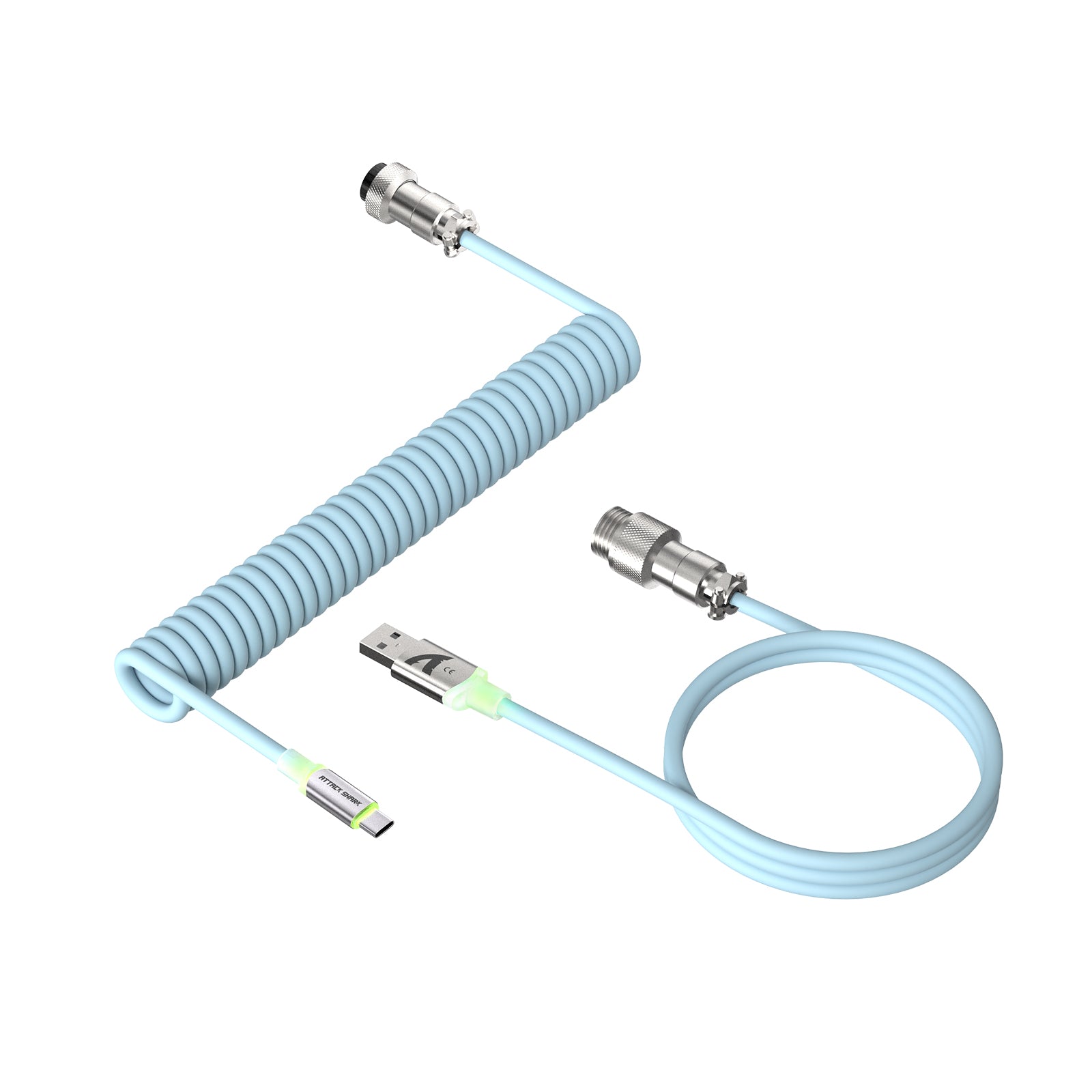 Cable aviador personalizado ATTACK SHARK C01Ultra para teclado magnético 8KHz
