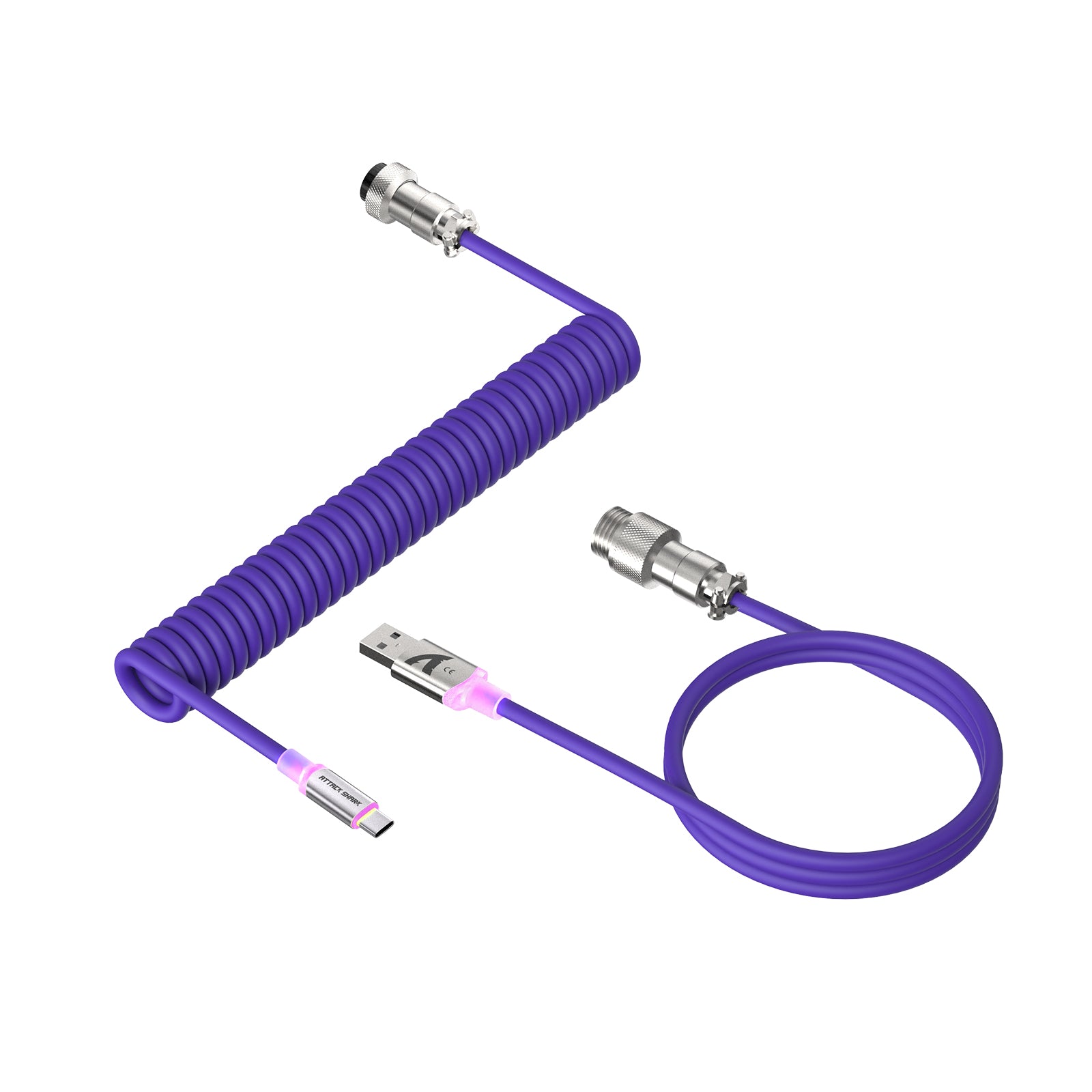 Cable aviador personalizado ATTACK SHARK C01Ultra para teclado magnético 8KHz
