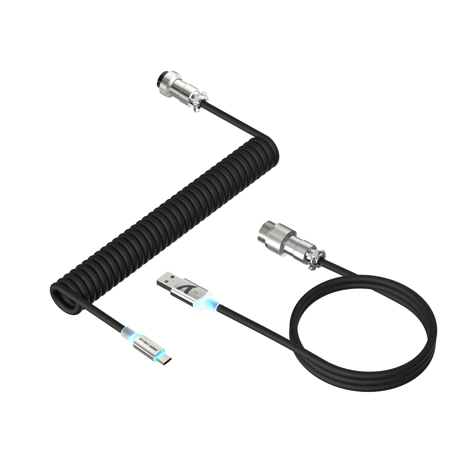 Cable aviador personalizado ATTACK SHARK C01Ultra para teclado magnético 8KHz