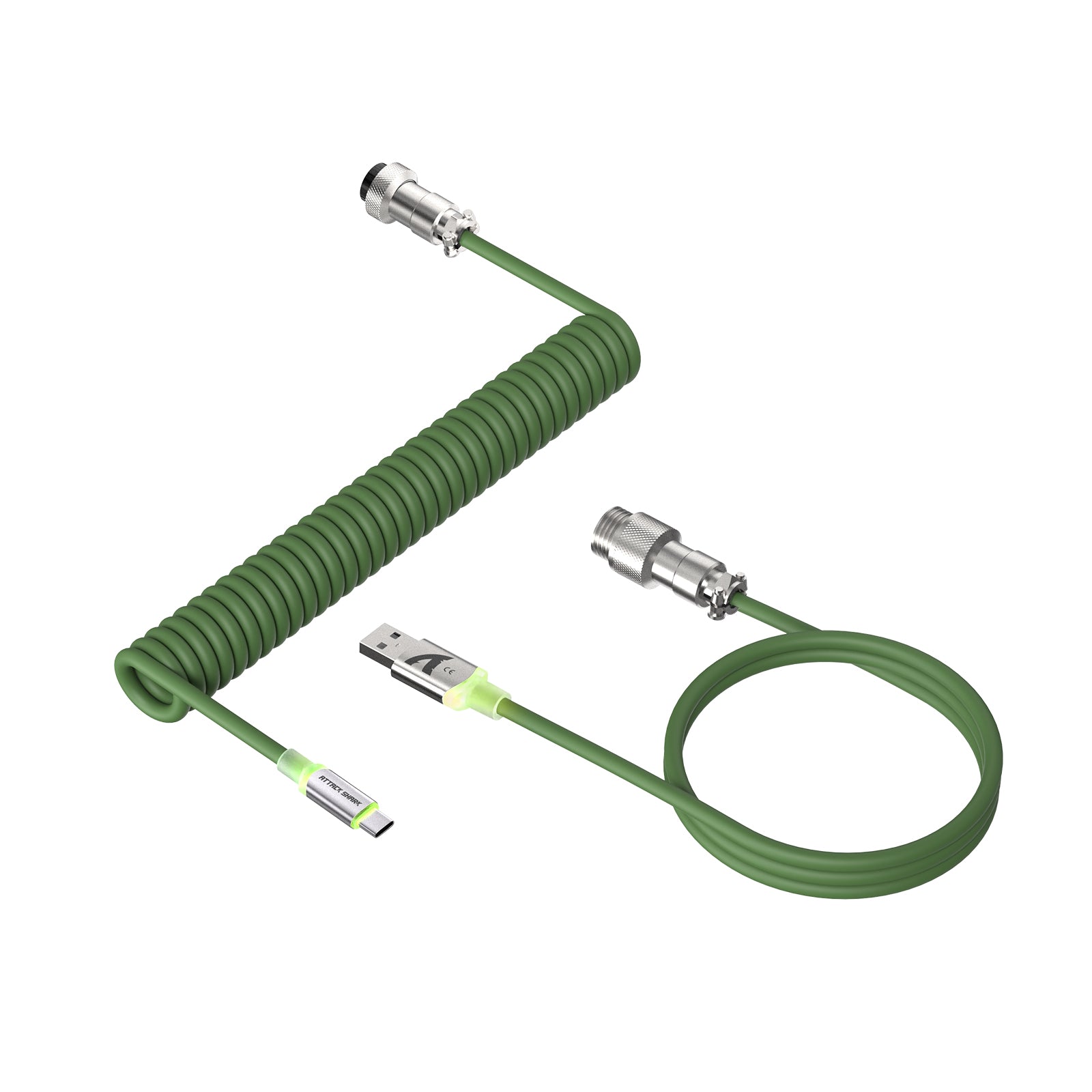 Cable aviador personalizado ATTACK SHARK C01Ultra para teclado magnético 8KHz