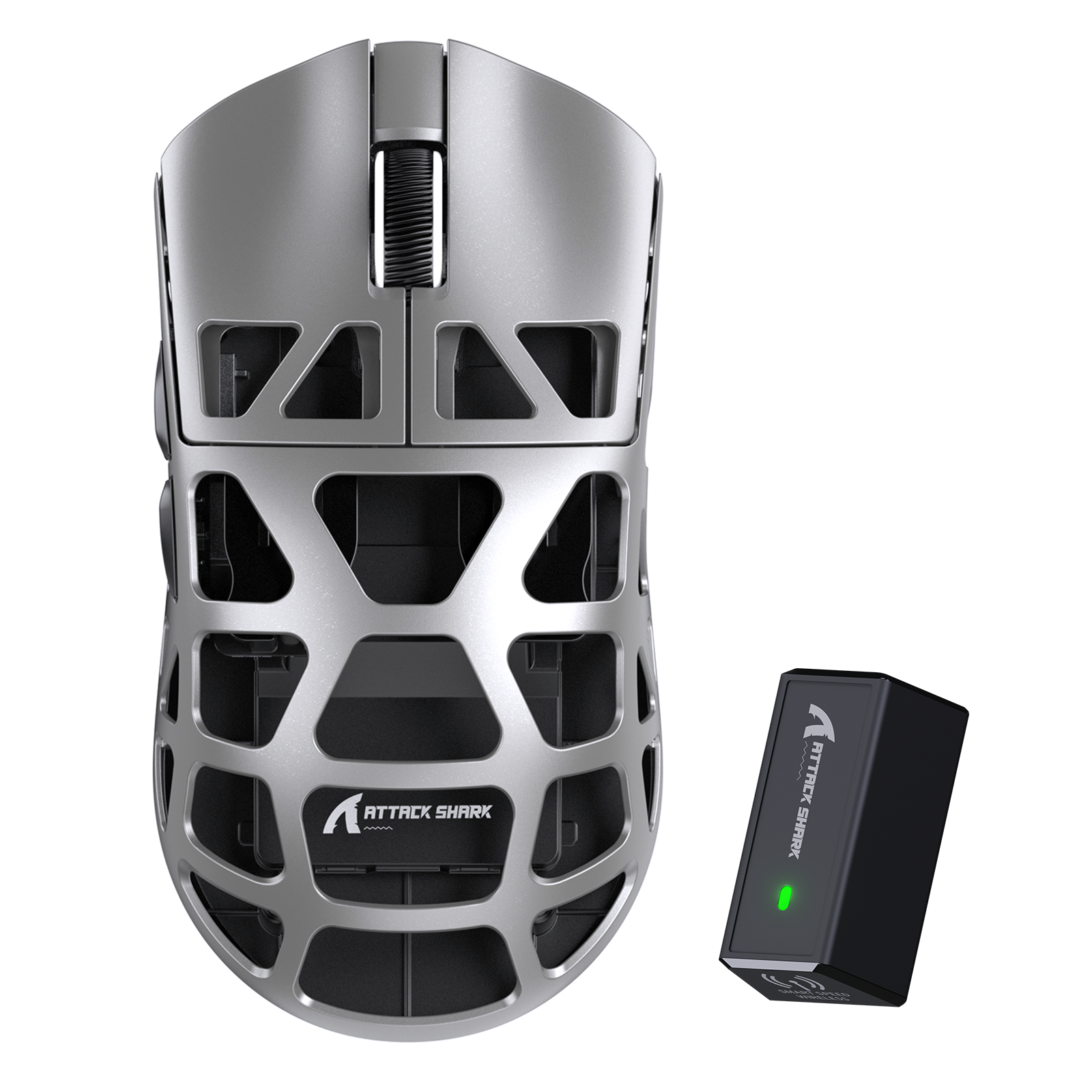 Ratón para juegos ATTACK SHARK R3 de aleación de magnesio 8K