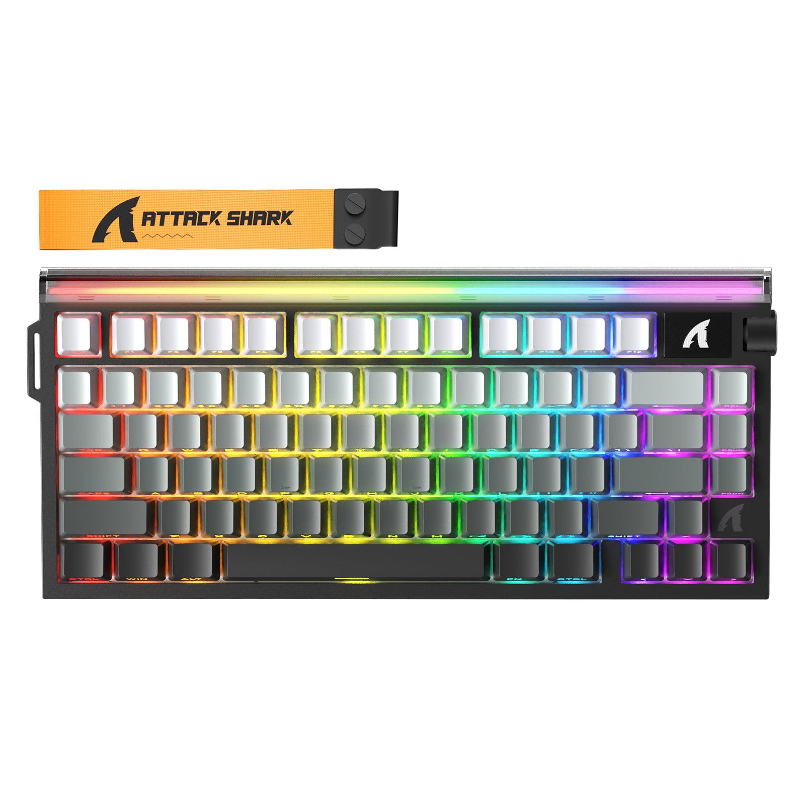 Teclado ATTACK SHARK R85 HE Rapid Trigger con interruptor magnético y caja de luz personalizada