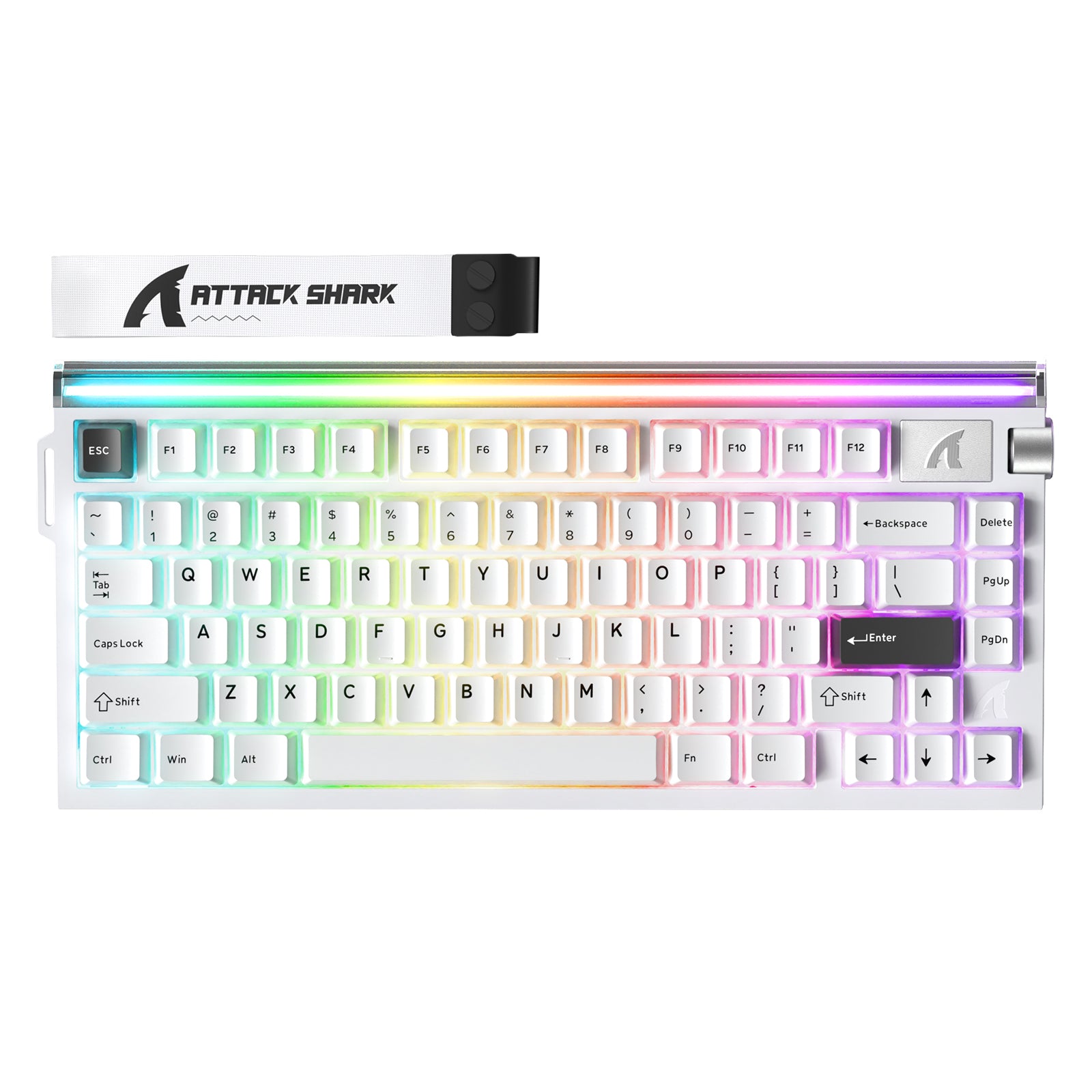 Teclado ATTACK SHARK R85 HE Rapid Trigger con interruptor magnético y caja de luz personalizada