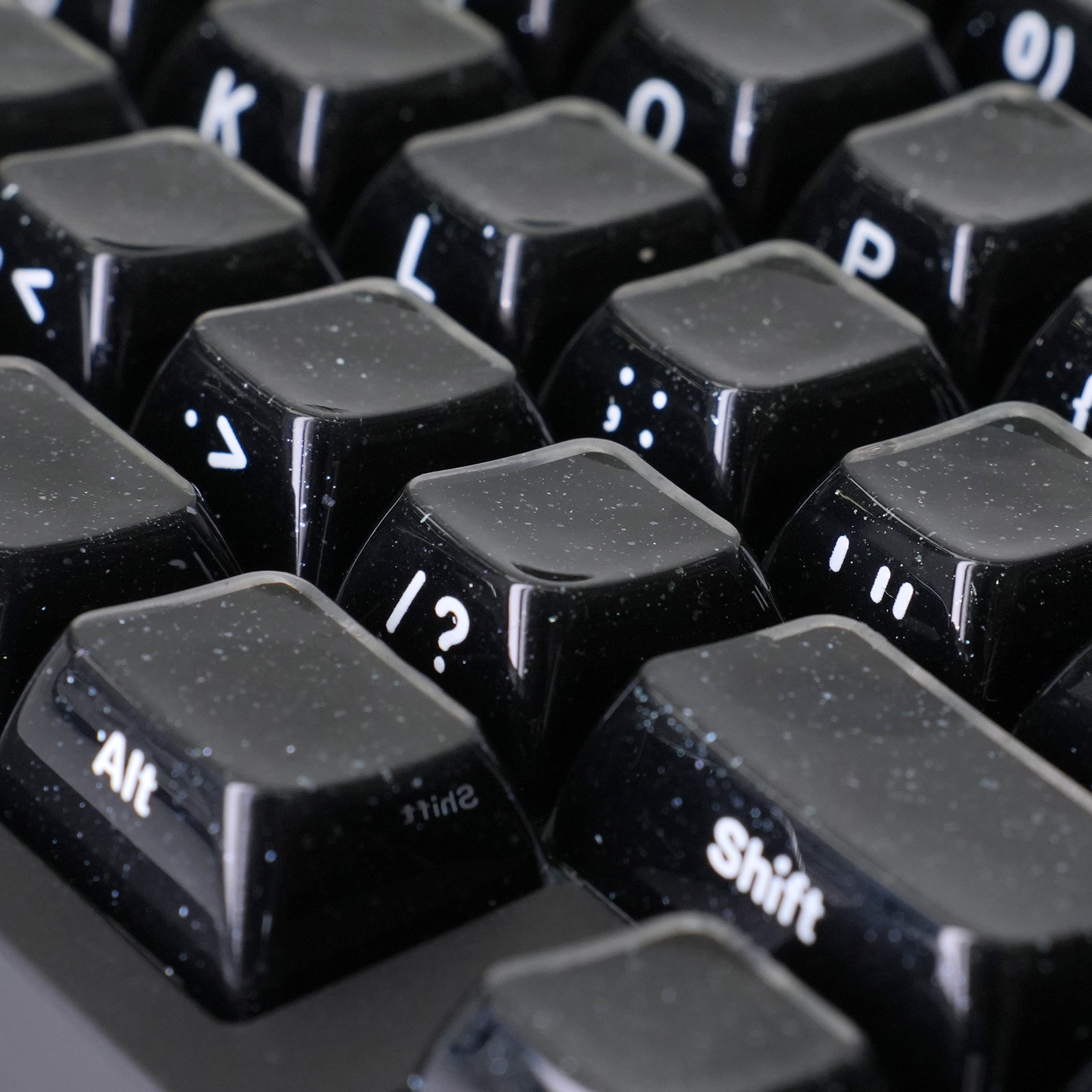 ATTACK SHARK SK03, 136 teclas con teclas de cristal, perfil ASA, ANSI/ISO