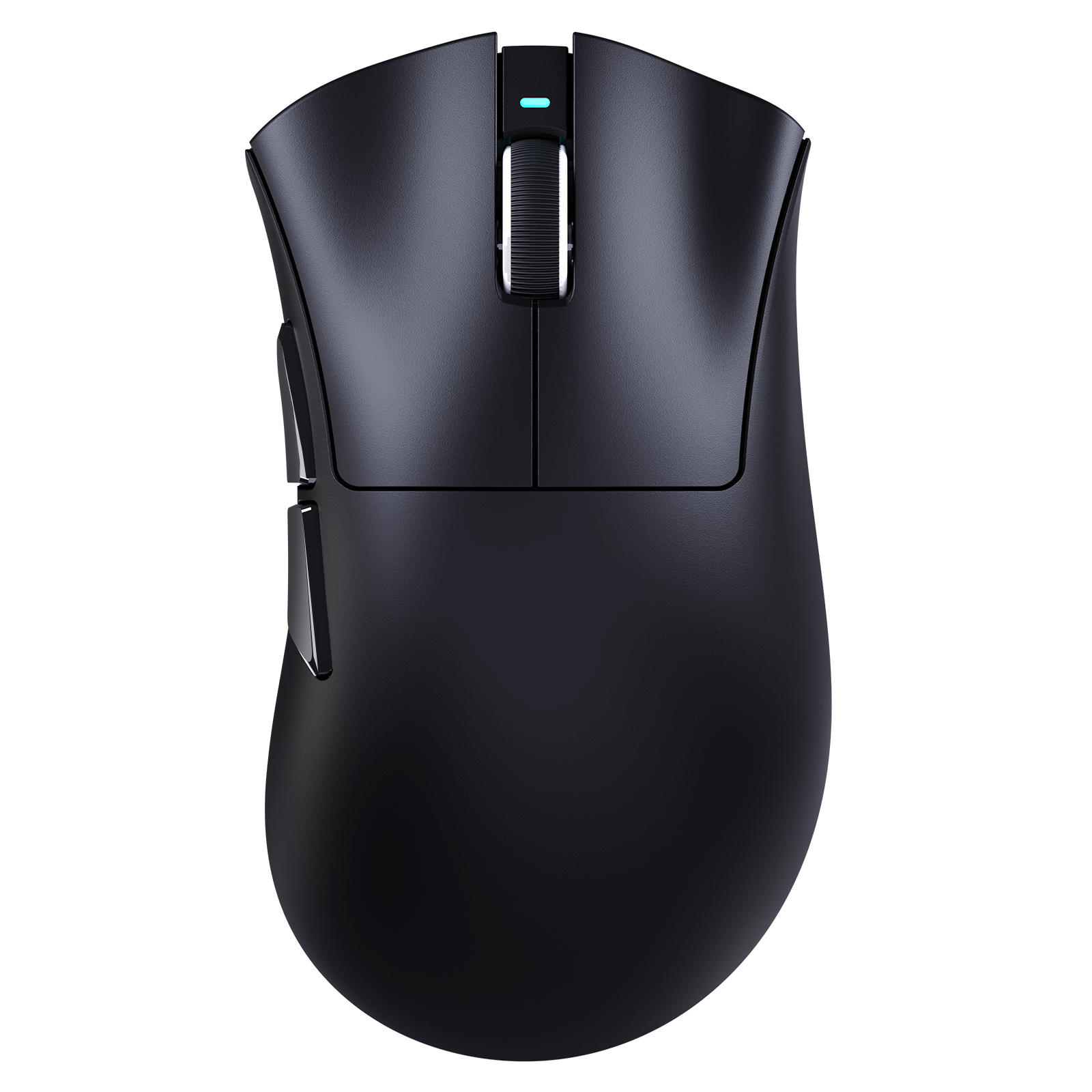 ATTACK SHARK V3 black ergonomic gaming mouse with RGB lighting and side buttons