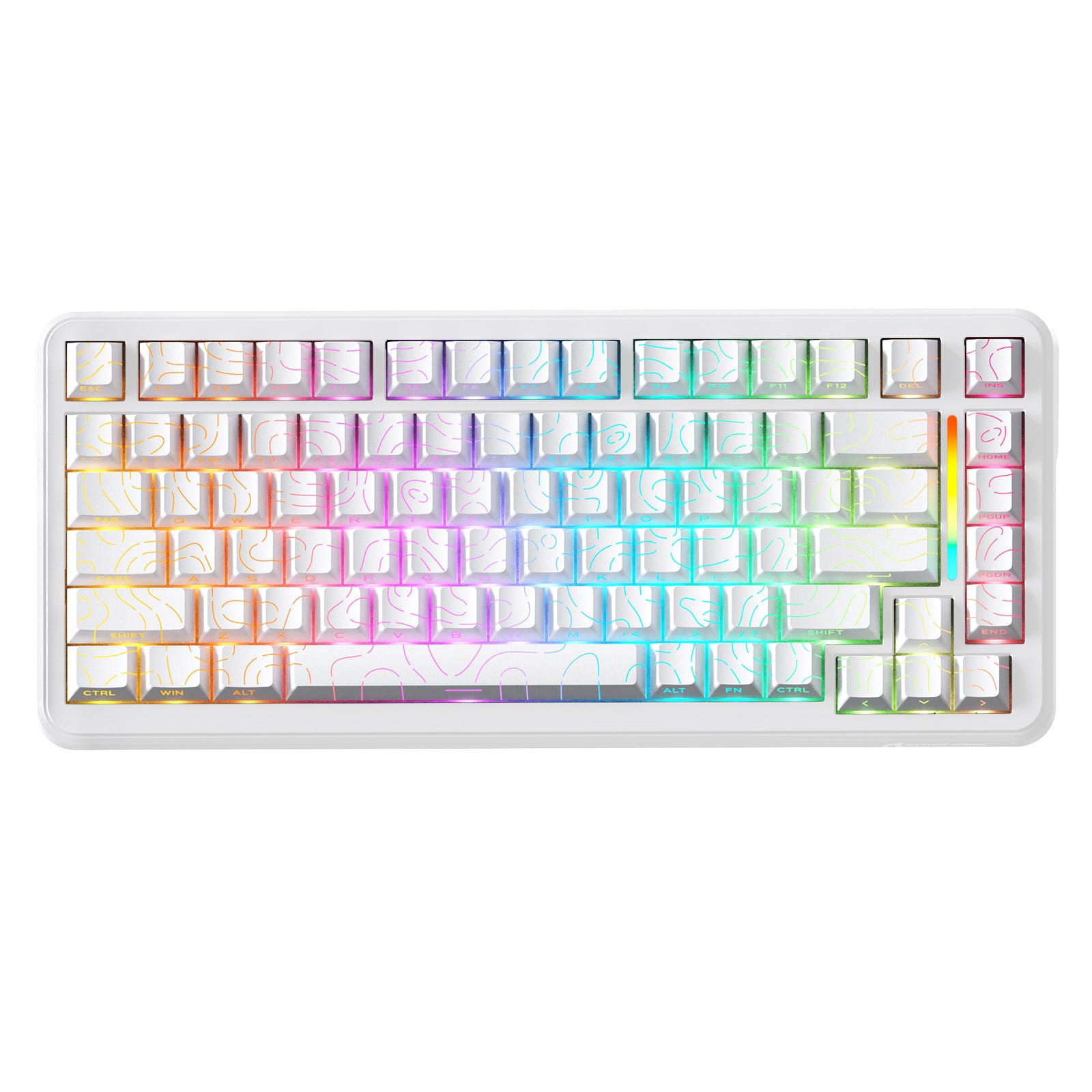 ATTACK SHARK X82PRO HE Teclado para Juegos Rapid Trigger Inalámbrico con Interruptor Magnético