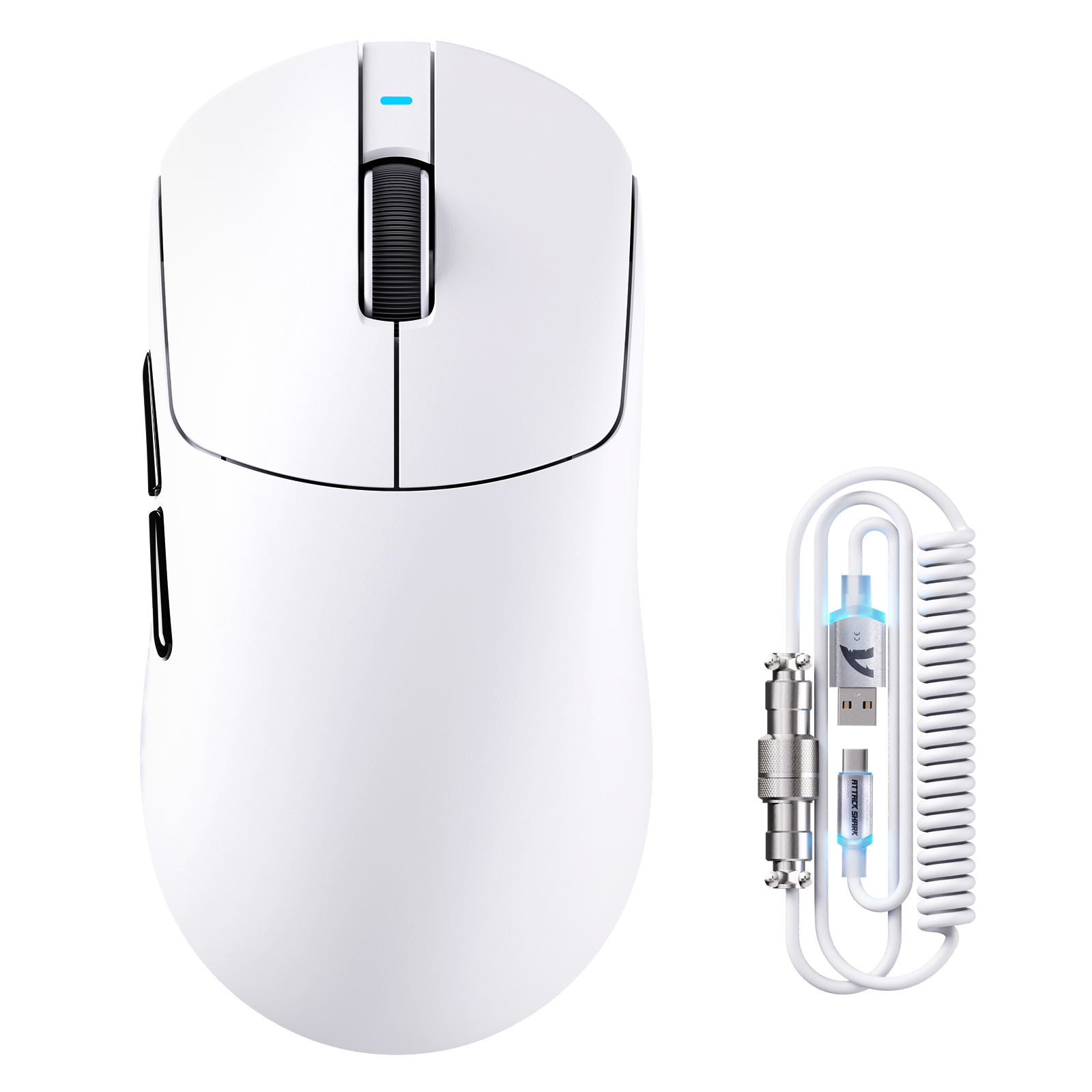 Ratón para juegos inalámbrico tri-modo ATTACK SHARK X8PLUS con cable C06 ULTRA