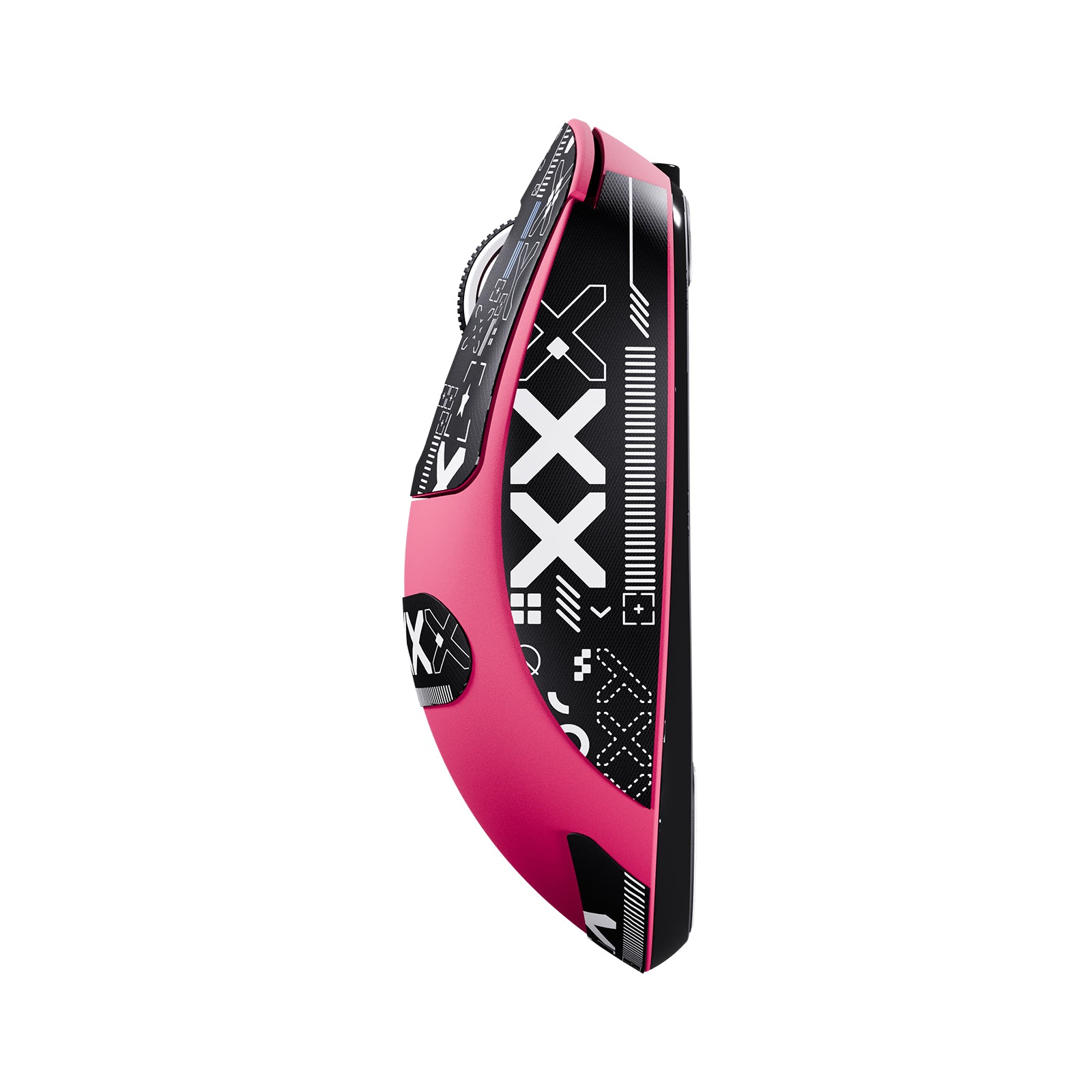 ATTACK SHARK X3 Wireless Gaming Mouse - Pink with white graphic design
