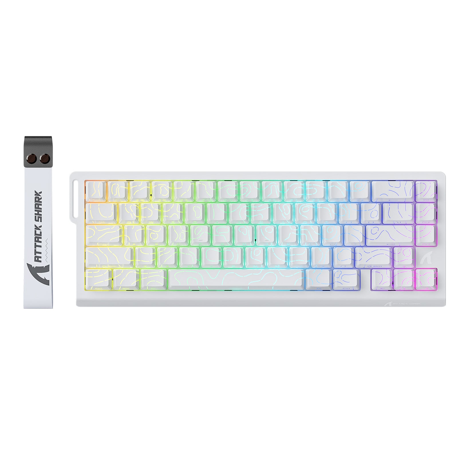 Teclado con interruptor magnético de gatillo rápido ATTACK SHARK X68 HE
