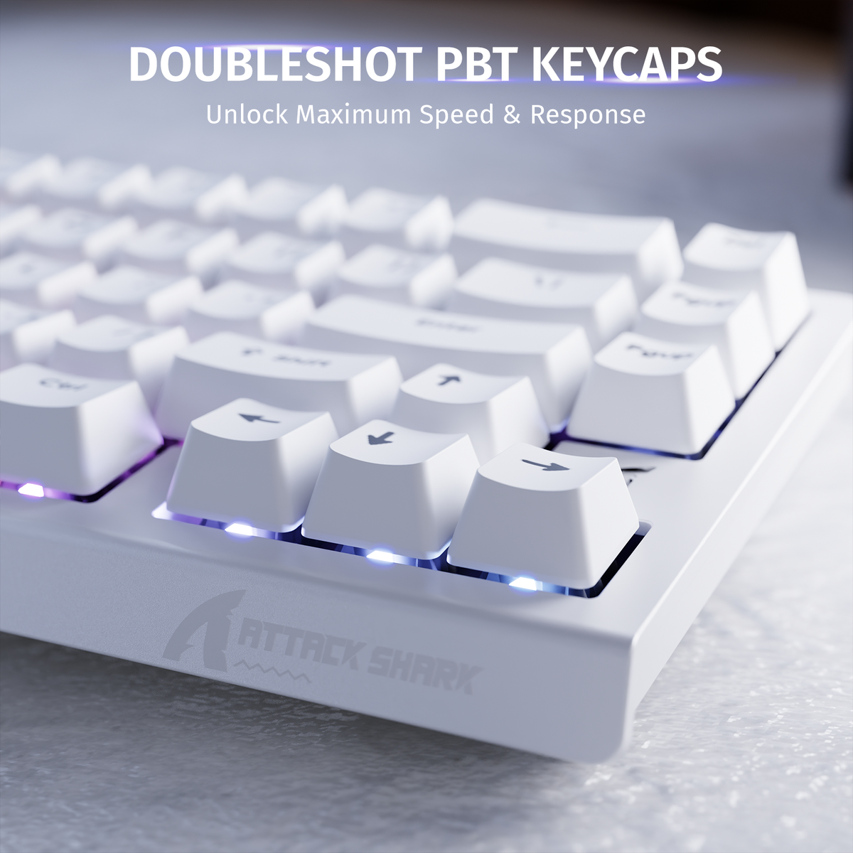 ATTACK SHARK X68 HE Teclado de Disparo Rápido con Interruptor Magnético