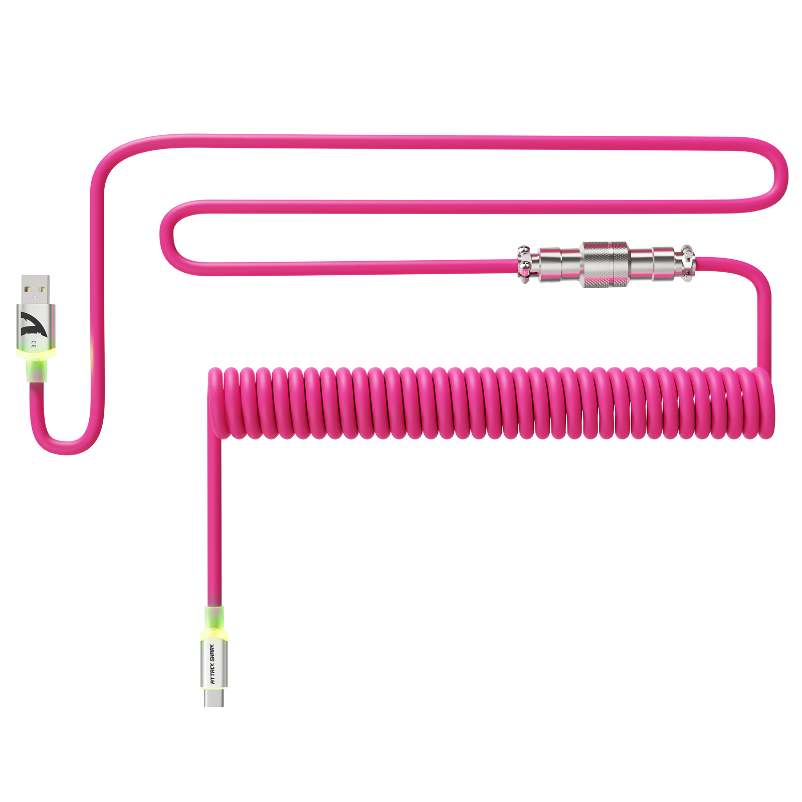 Cable de aviador ultra personalizado ATTACK SHARK C01 para teclado magnético de 8 kHz