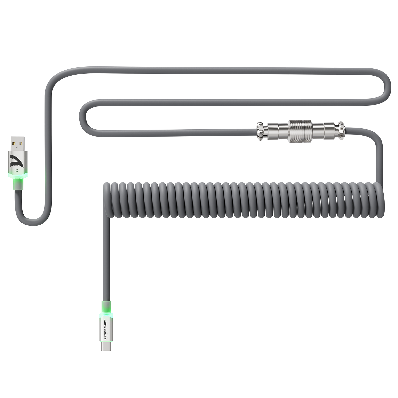 Cable de aviador ultra personalizado ATTACK SHARK C01 para teclado magnético de 8 kHz