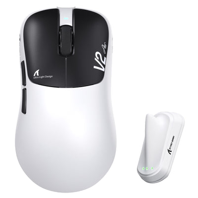 ATTACK SHARK V2 AIR PAW3955MAX Ratón inalámbrico ergonómico para gaming