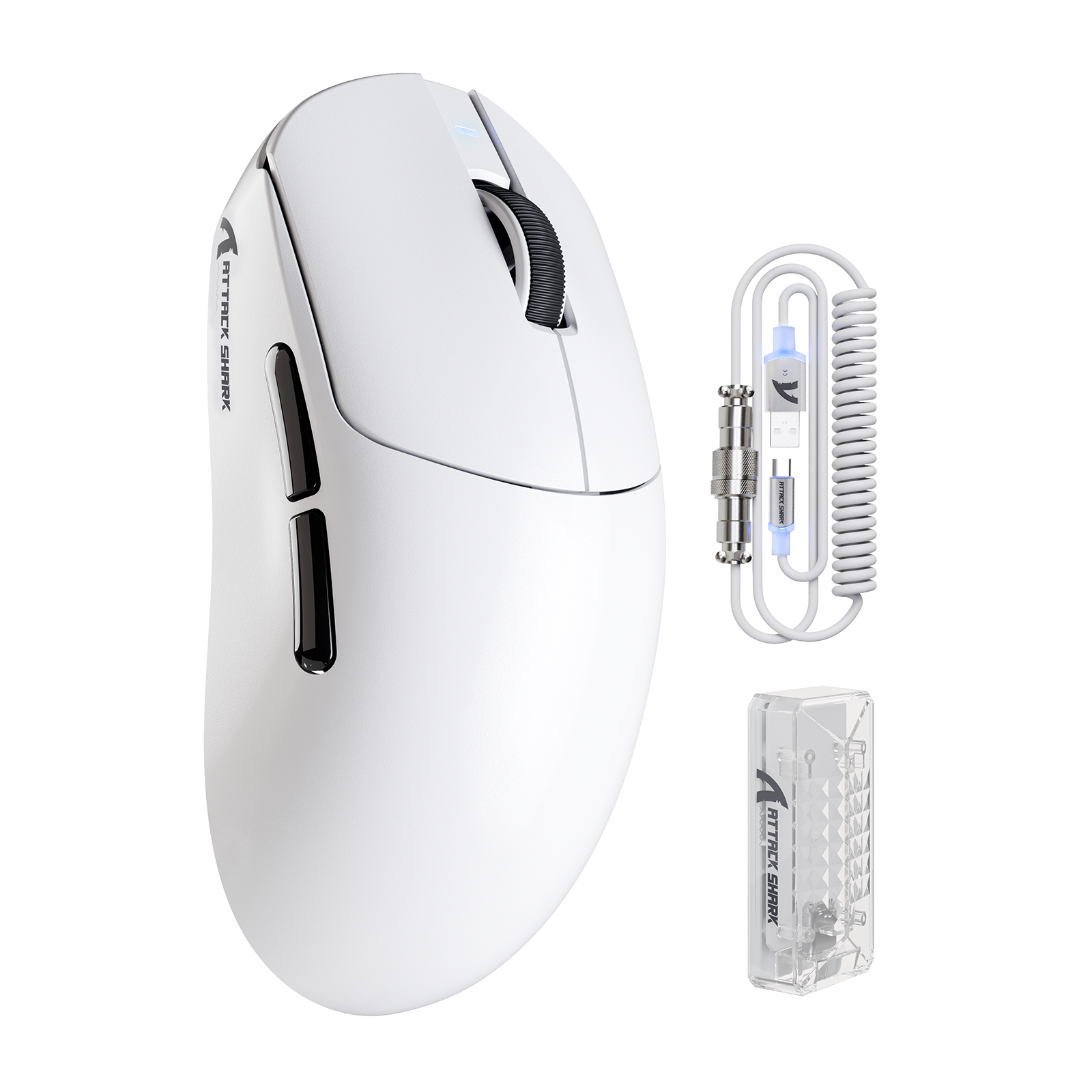 Ratón inalámbrico ultraligero para juegos ATTACK SHARK X8PRO y cable C06ULTRA