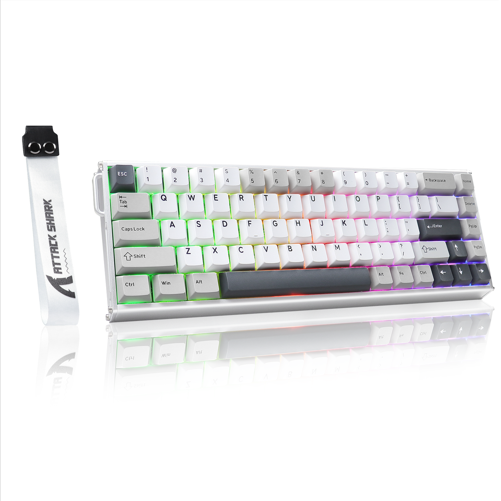 ATTACK SHARK X68MAX HE Teclado de aluminio con gatillo rápido e interruptor magnético