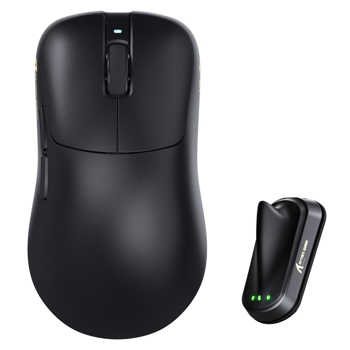 ATTACK SHARK V2 AIR PAW3955MAX Ratón inalámbrico ergonómico para gaming