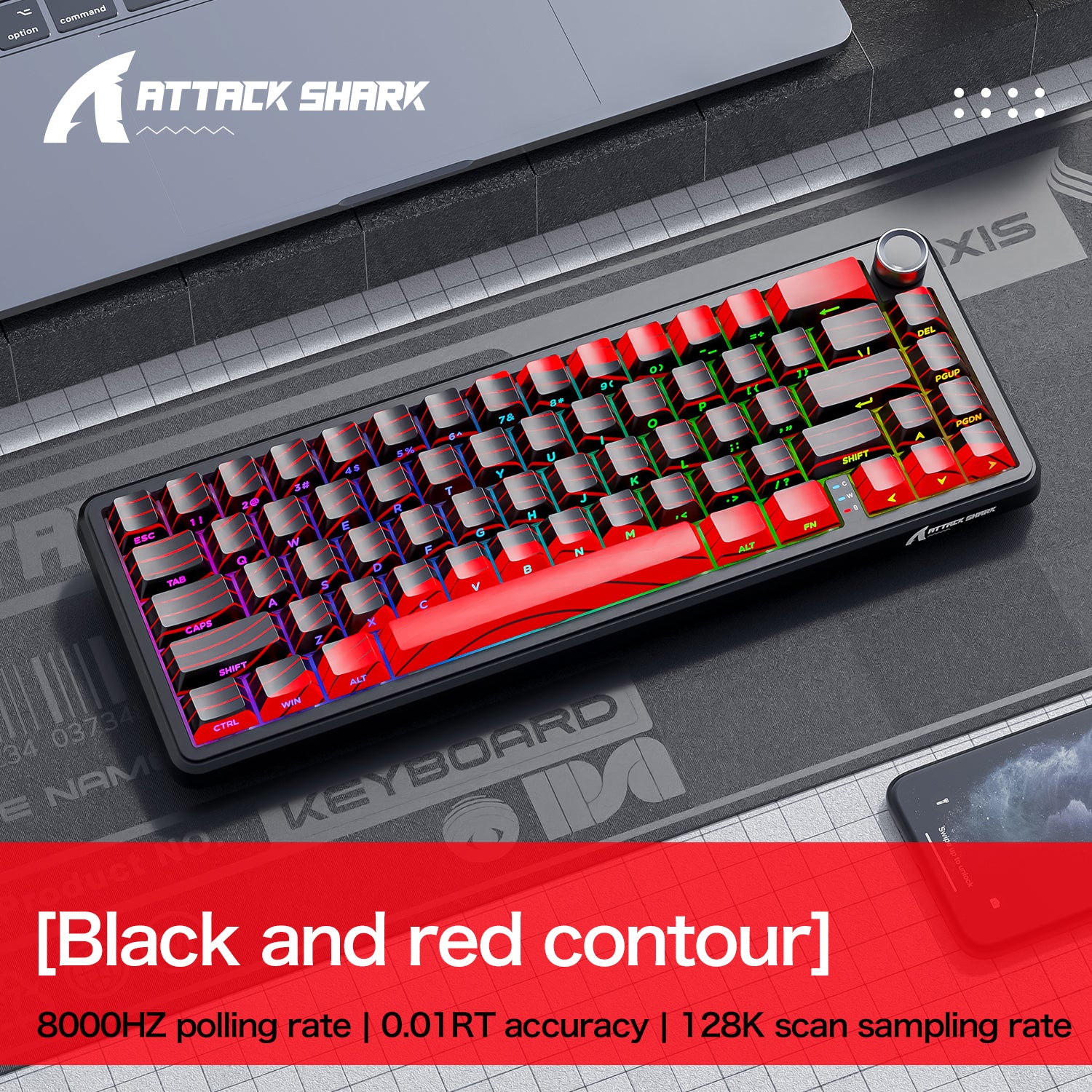 Teclado de gatillo rápido ATTACK SHARK X65PRO HE