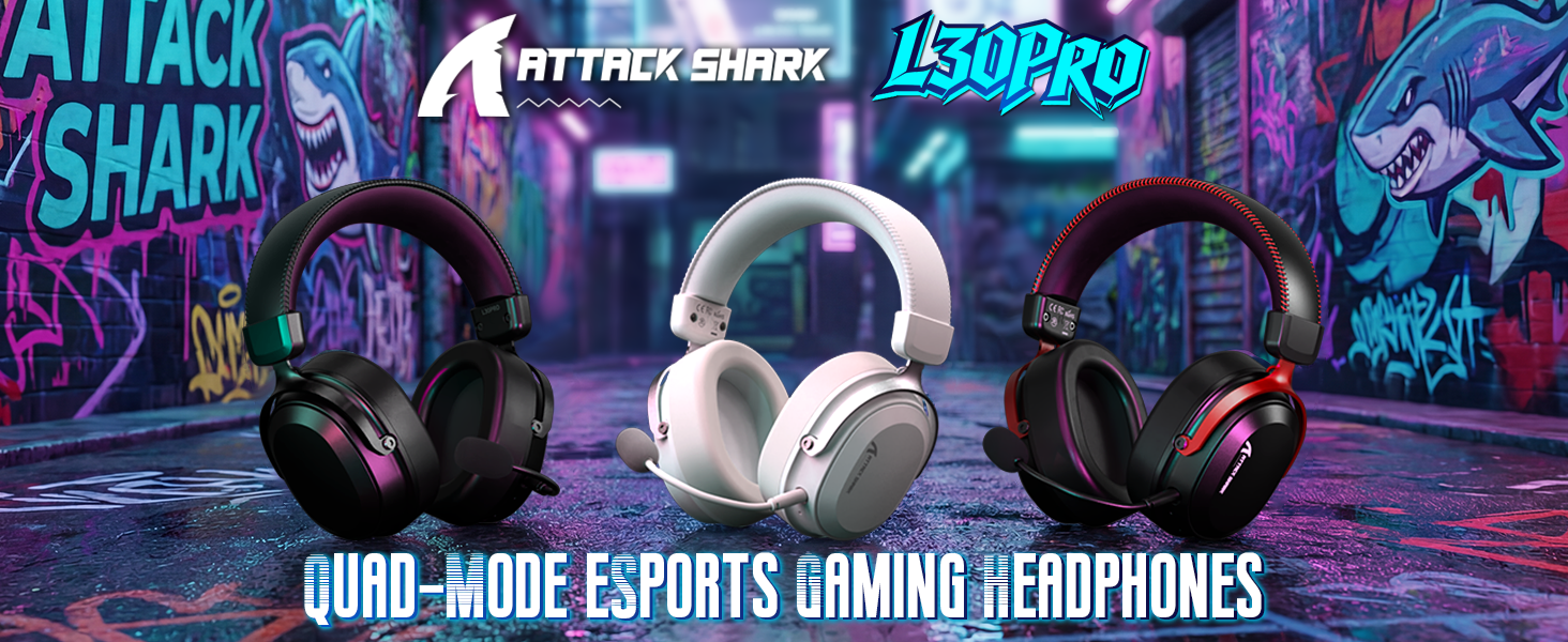 Auriculares inalámbricos para juegos ATTACK SHARK L30PRO