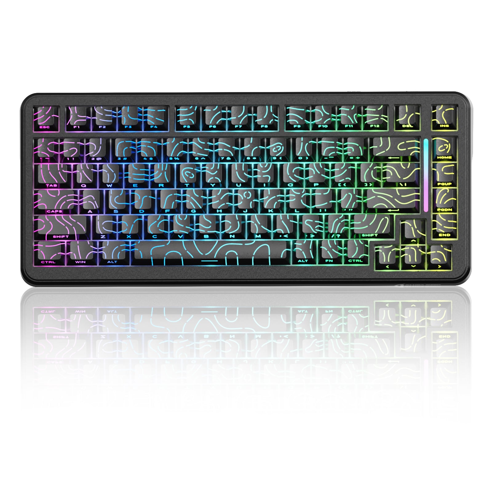 Teclado inalámbrico para juegos ATTACK SHARK X82PRO HE con gatillo rápido e interruptor magnético
