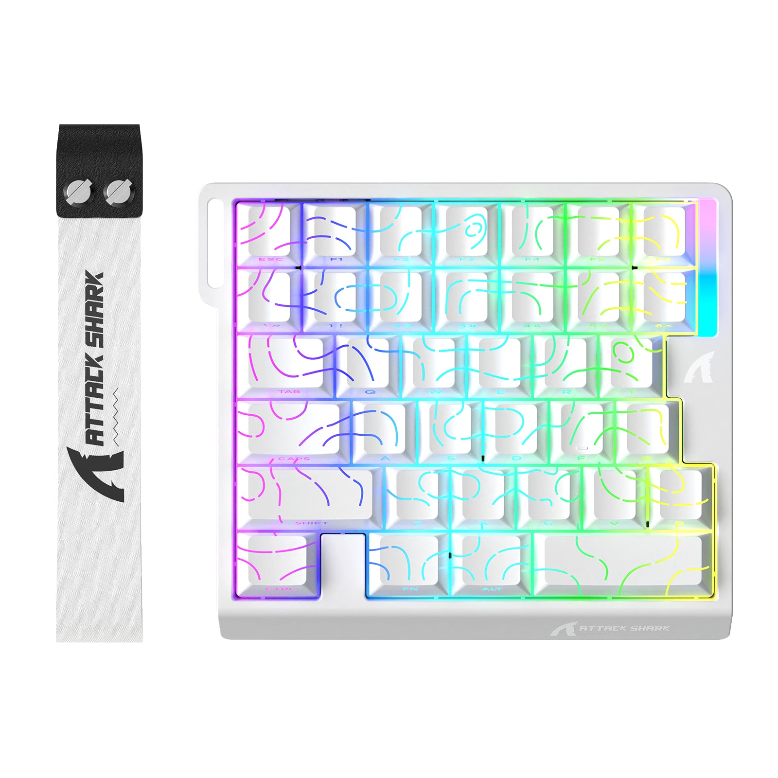 Teclado con interruptor magnético de una mano ATTACK SHARK M36 HE