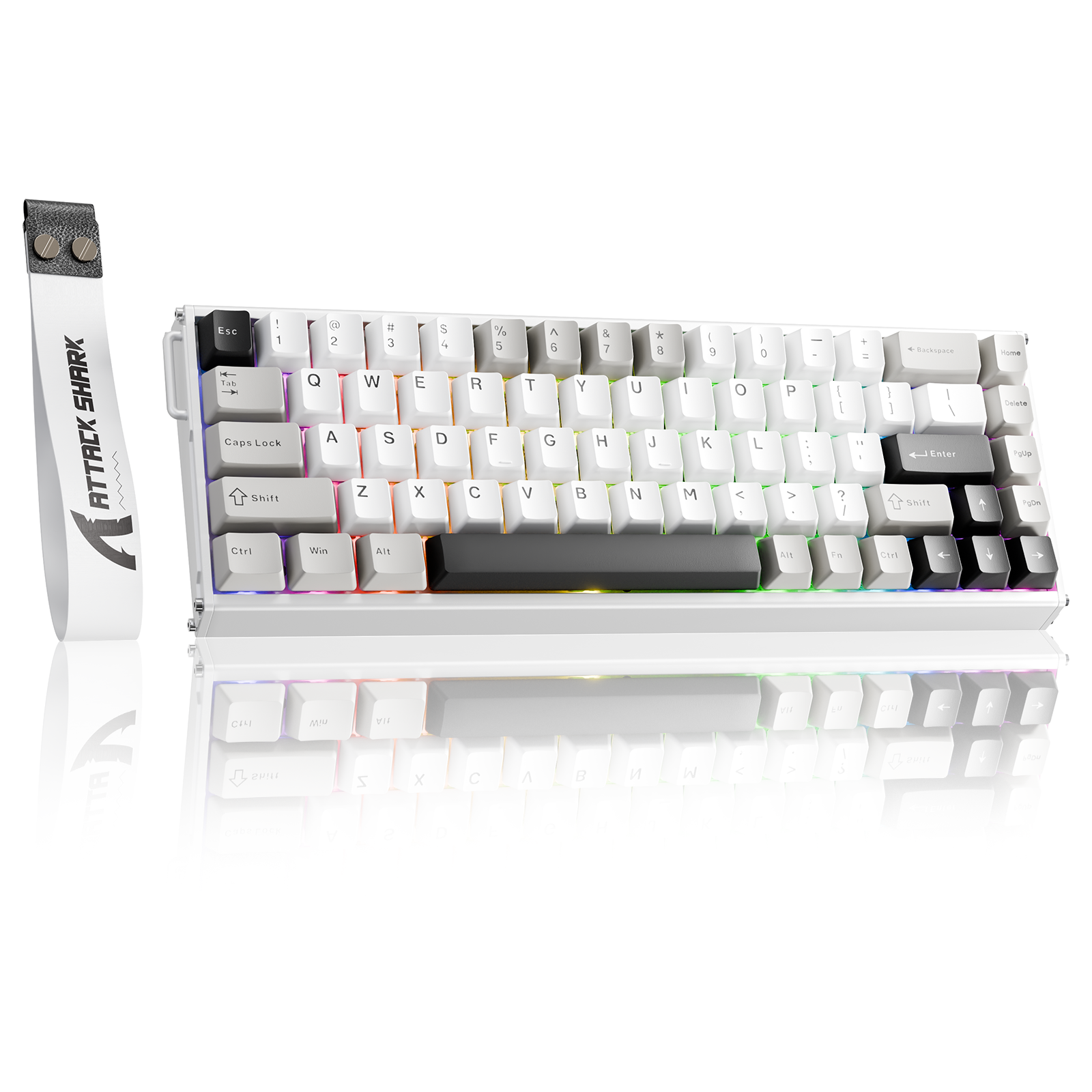ATTACK SHARK X68MAX HE Teclado de aluminio con gatillo rápido e interruptor magnético