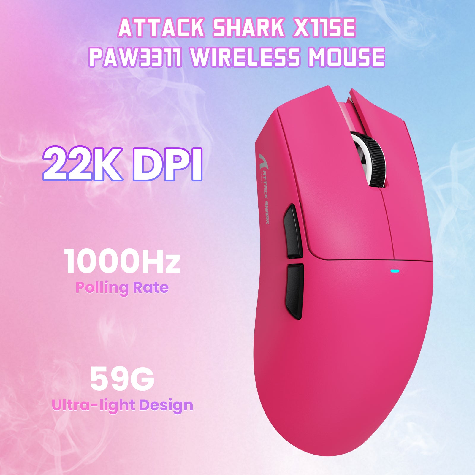 Ratón inalámbrico para juegos ATTACK SHARK X11SE