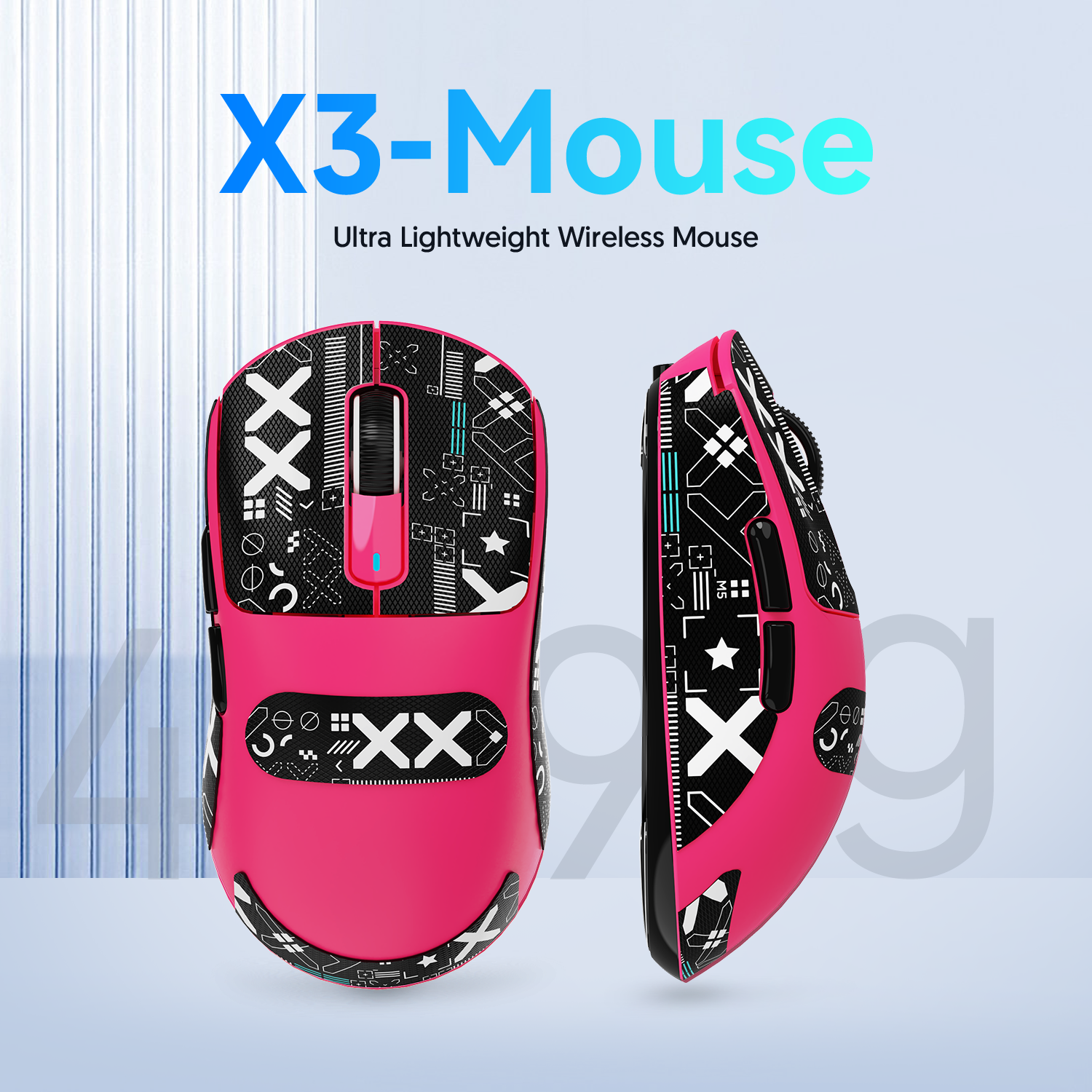 Ratón inalámbrico para juegos ATTACK SHARK X3 PAW3395 Superlight