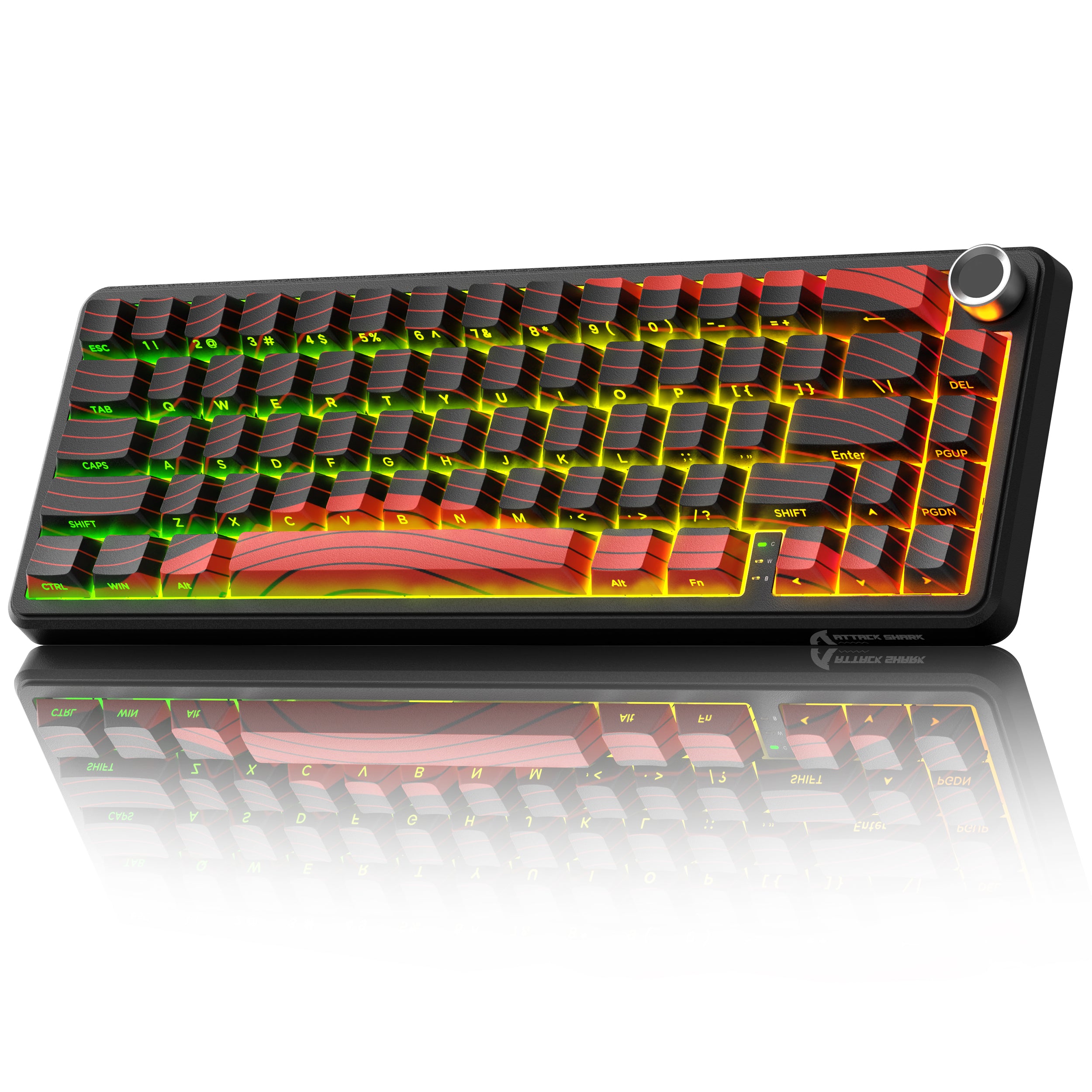 Teclado inalámbrico con gatillo rápido ATTACK SHARK X65PRO HE con interruptor magnético