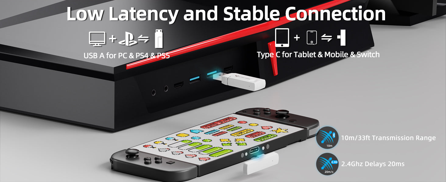 ATTACK SHARK L90 Auriculares para Juegos Plegables RGB Ultra-Ligeros Tri-Mode
