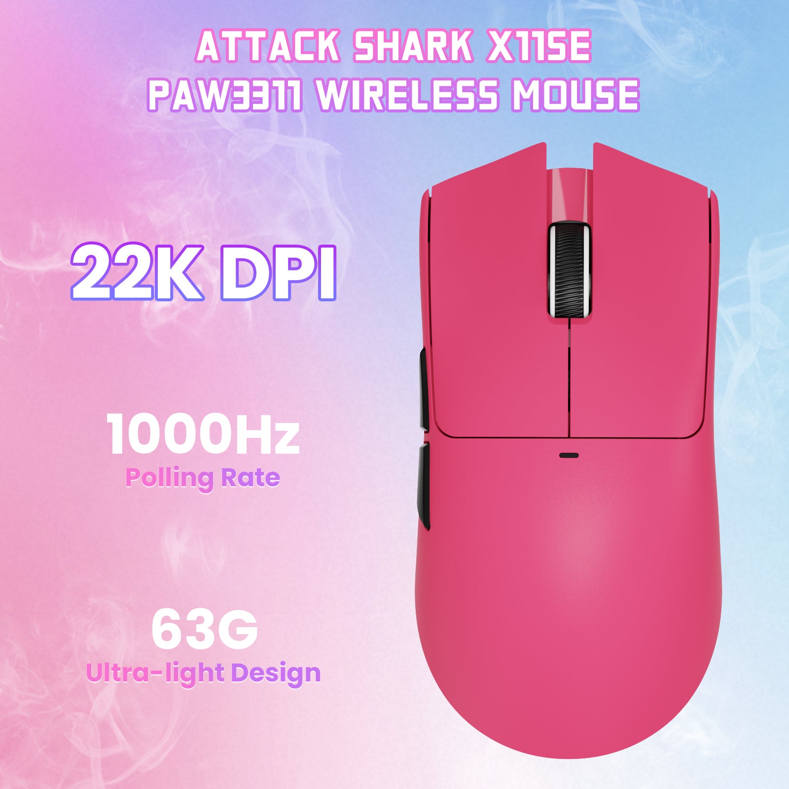 Ratón inalámbrico para juegos ATTACK SHARK X11SE