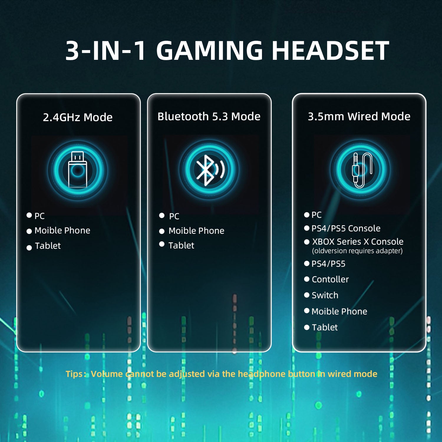 Auriculares inalámbricos para juegos ATTACK SHARK L80PRO