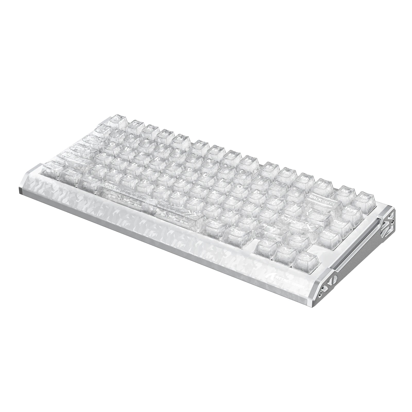 ATTACK SHARK R86 HE teclado de fibra de carbono con disparador rápido e interruptores magnéticos