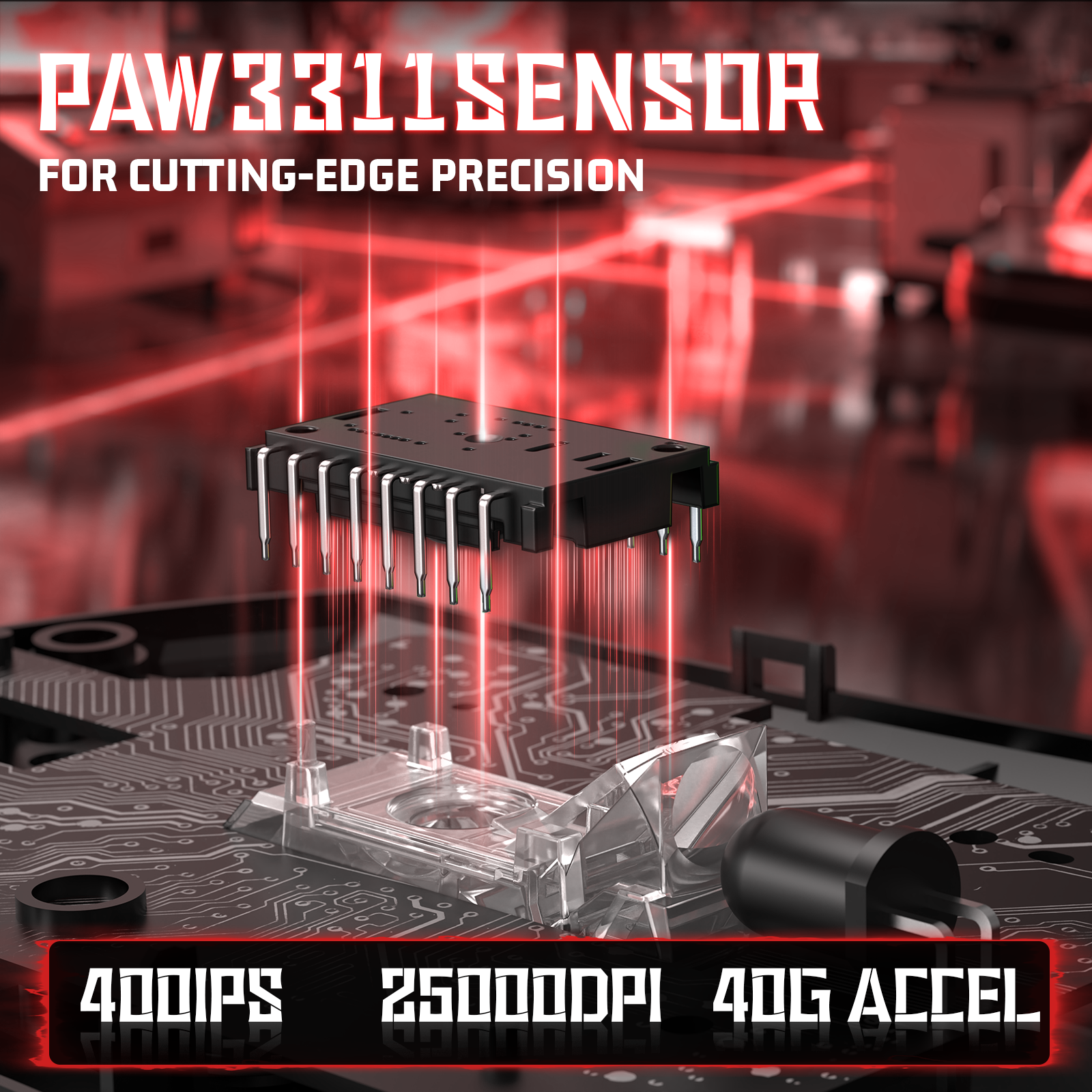 Ratón para juegos ultraligero de tres modos ATTACK SHARK V3