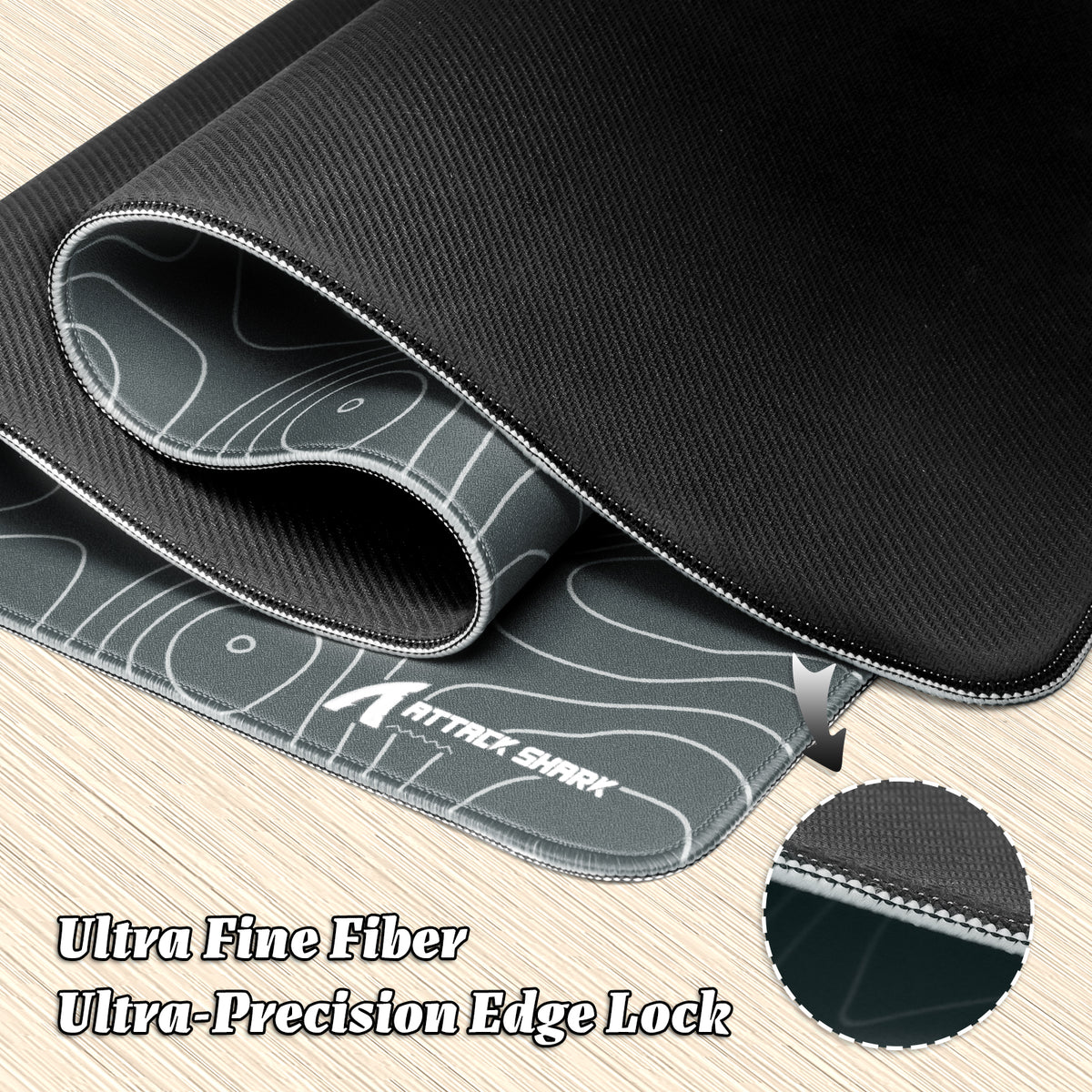 Alfombrilla de ratón para eSport ATTACK SHARK CM02PRO (900x400x4 MM)