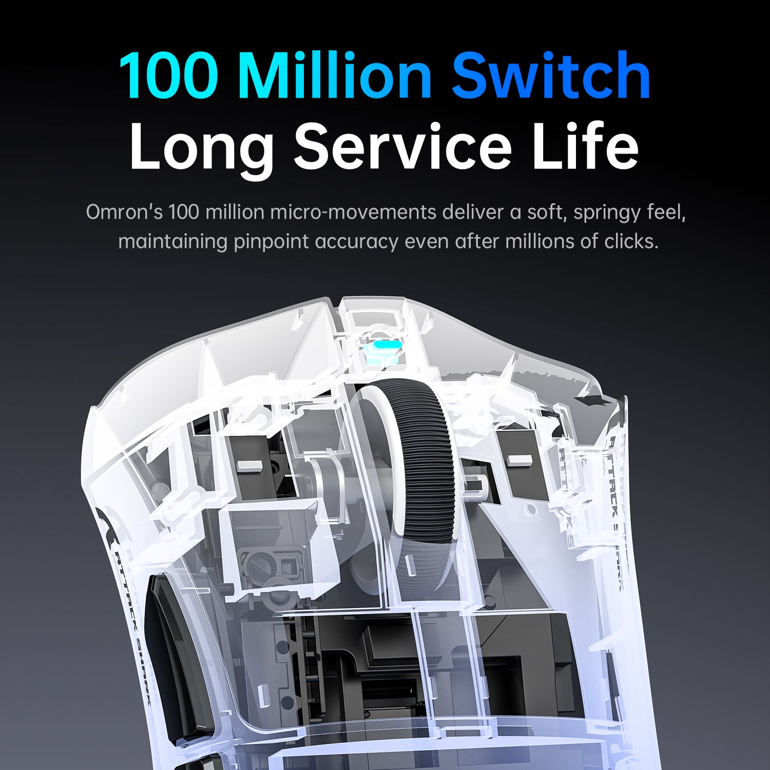 ATTACK SHARK V3 Ultra-Light Tri-Mode Gaming Mouse