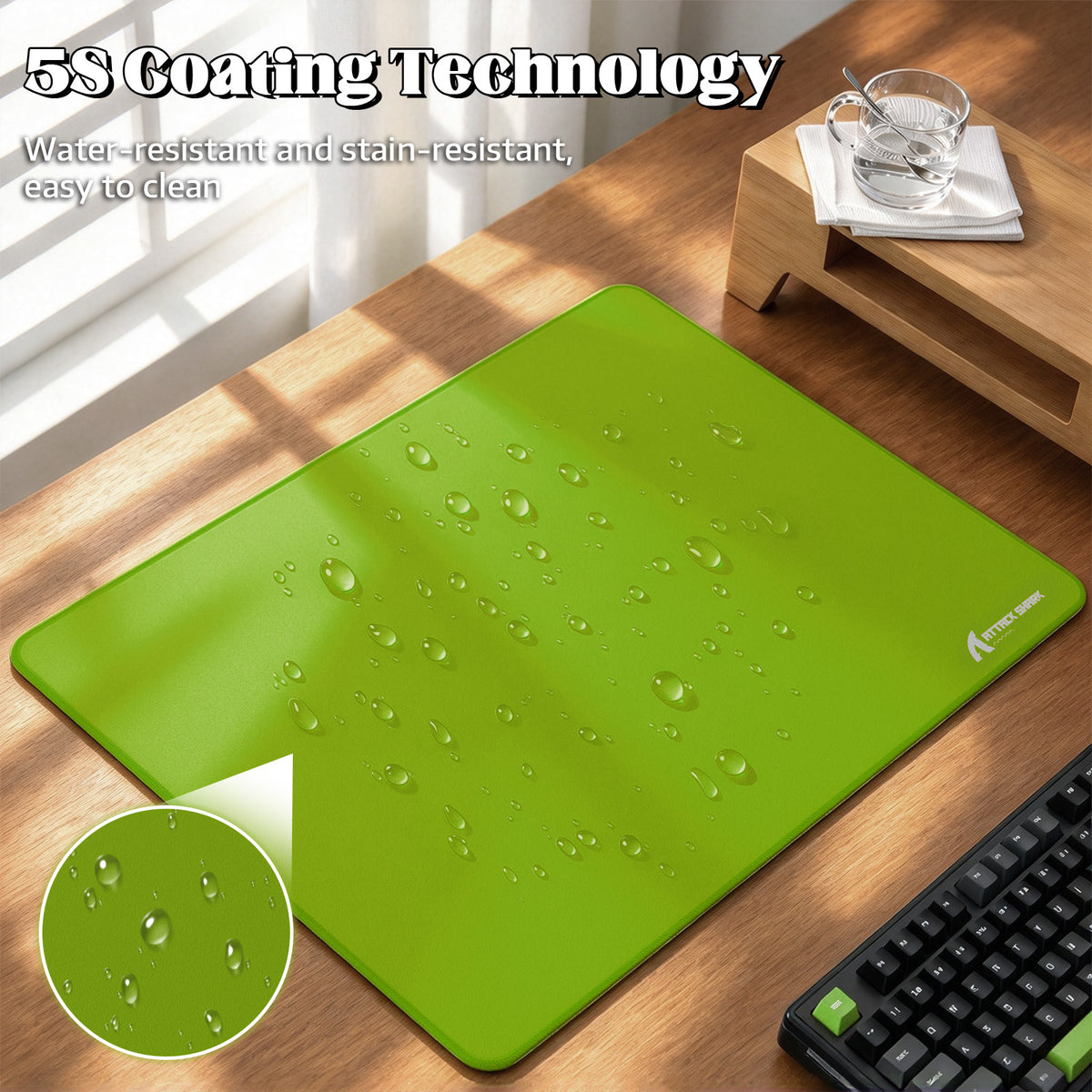 Alfombrilla de gaming eSport ATTACK SHARK CM02SE (405x305x4 MM)