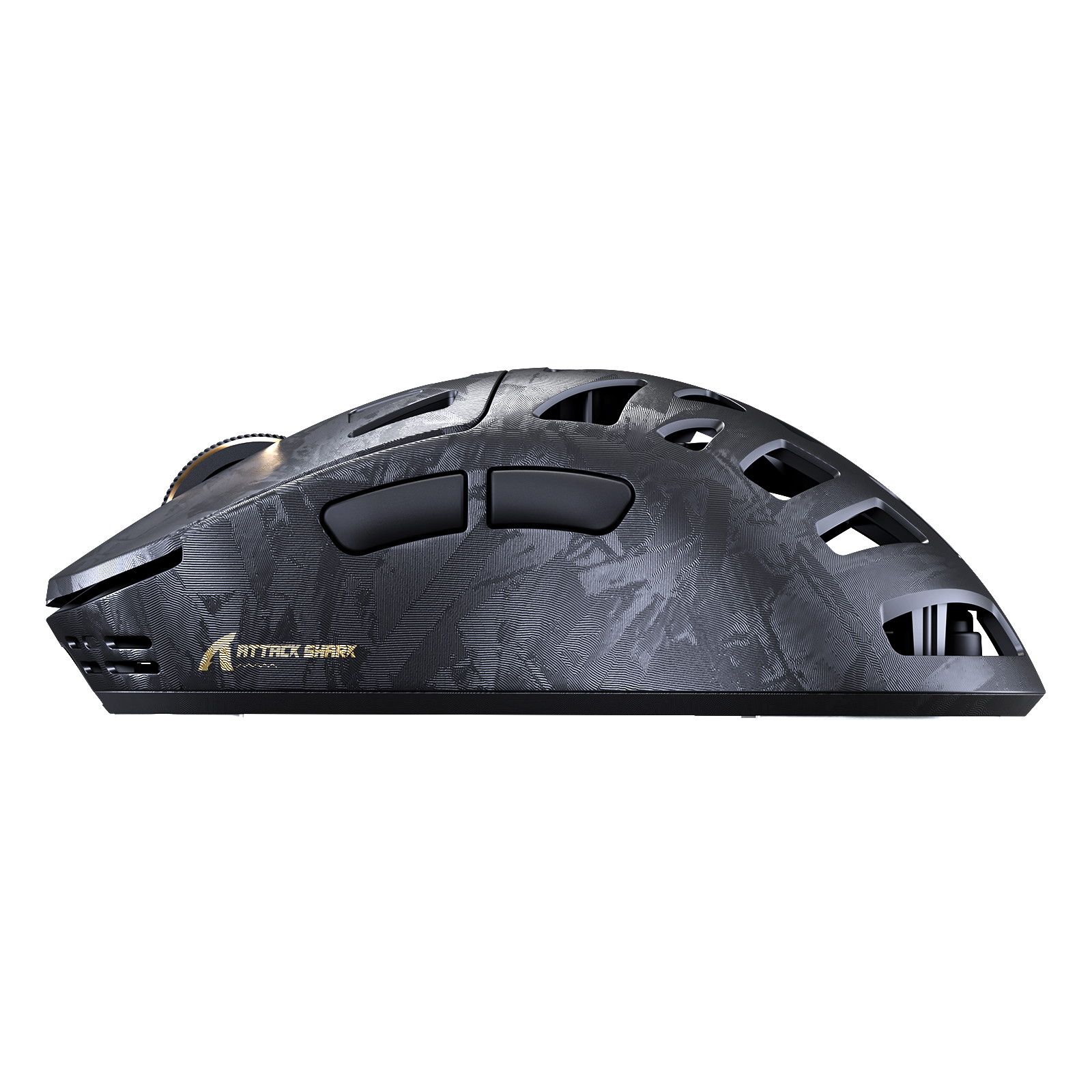 Ratón para juegos inalámbrico ATTACK SHARK RS6 ULTRA de fibra de carbono PAW3955MAX