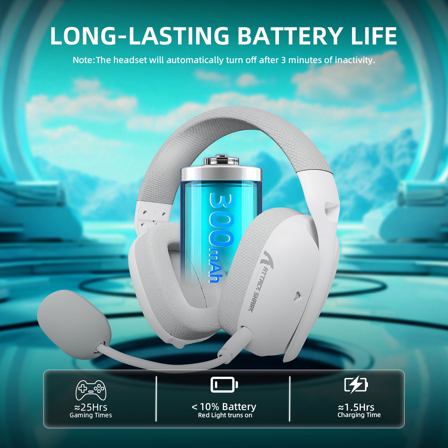 Auriculares inalámbricos para juegos ATTACK SHARK L80PRO