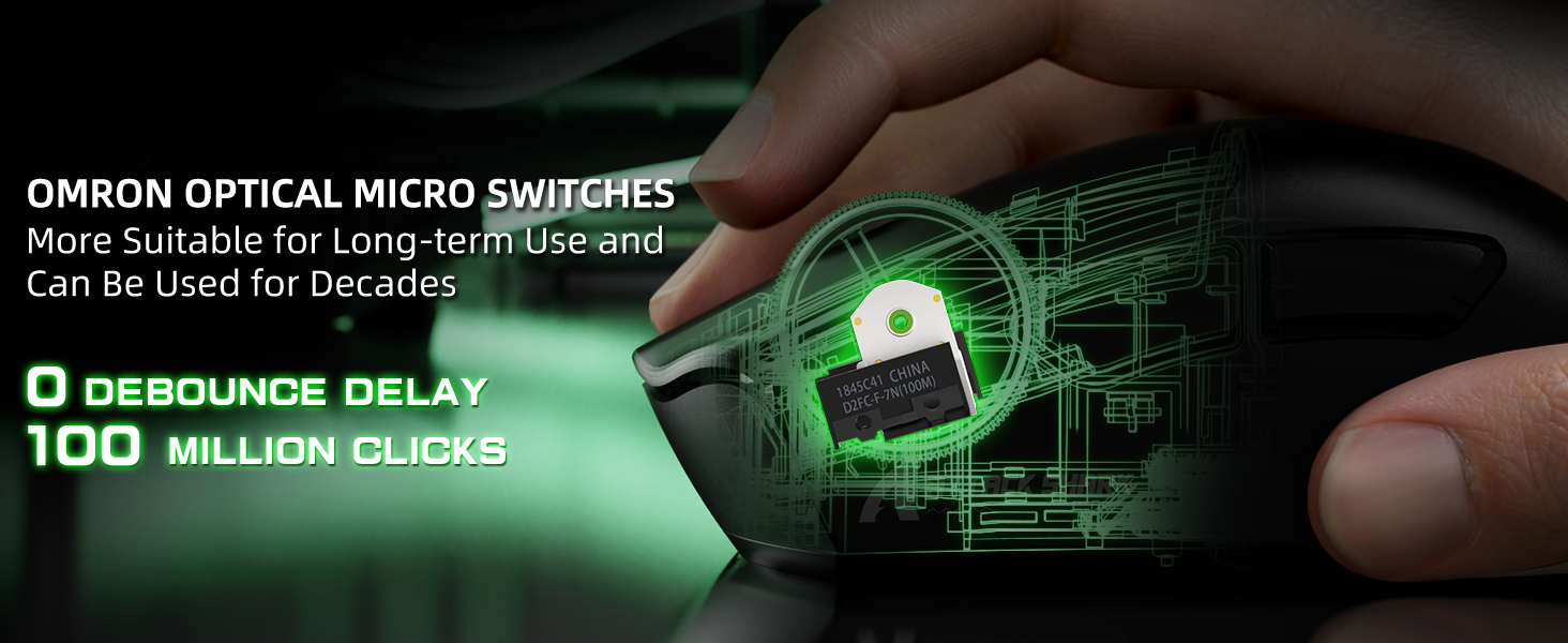 Ratón para juegos ultraligero de tres modos ATTACK SHARK V3