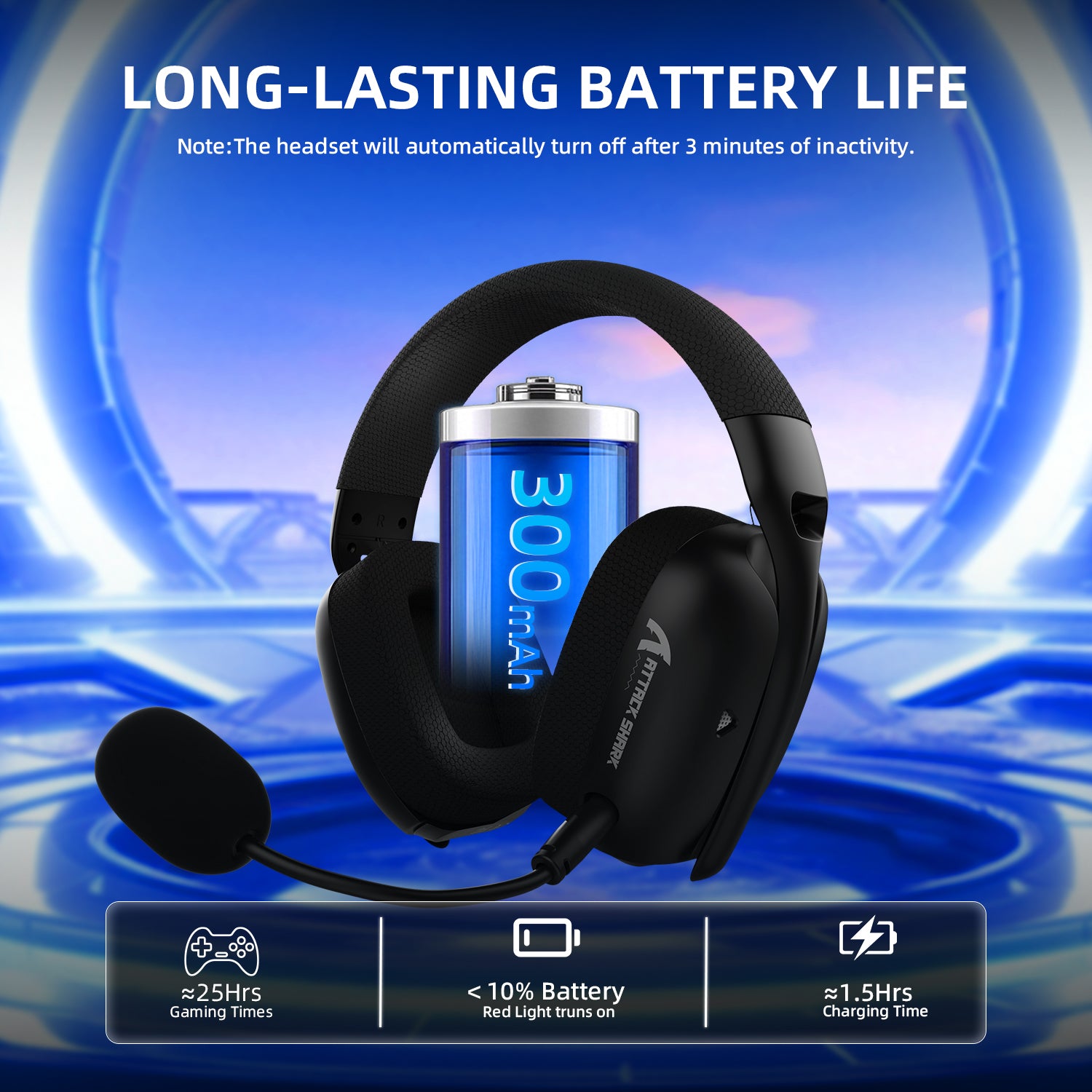 Auriculares inalámbricos para juegos ATTACK SHARK L80PRO
