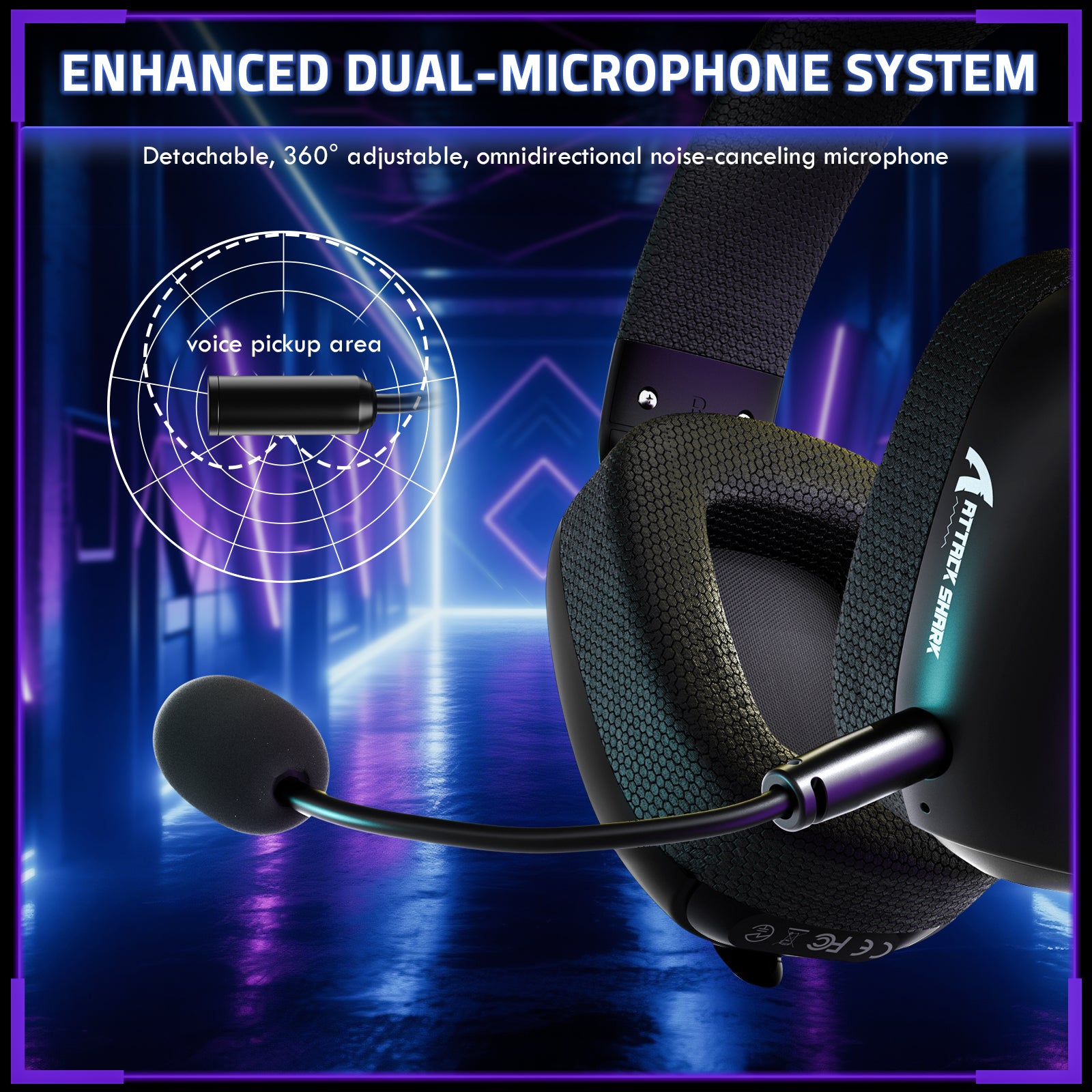 Auriculares inalámbricos para juegos ATTACK SHARK L80PRO