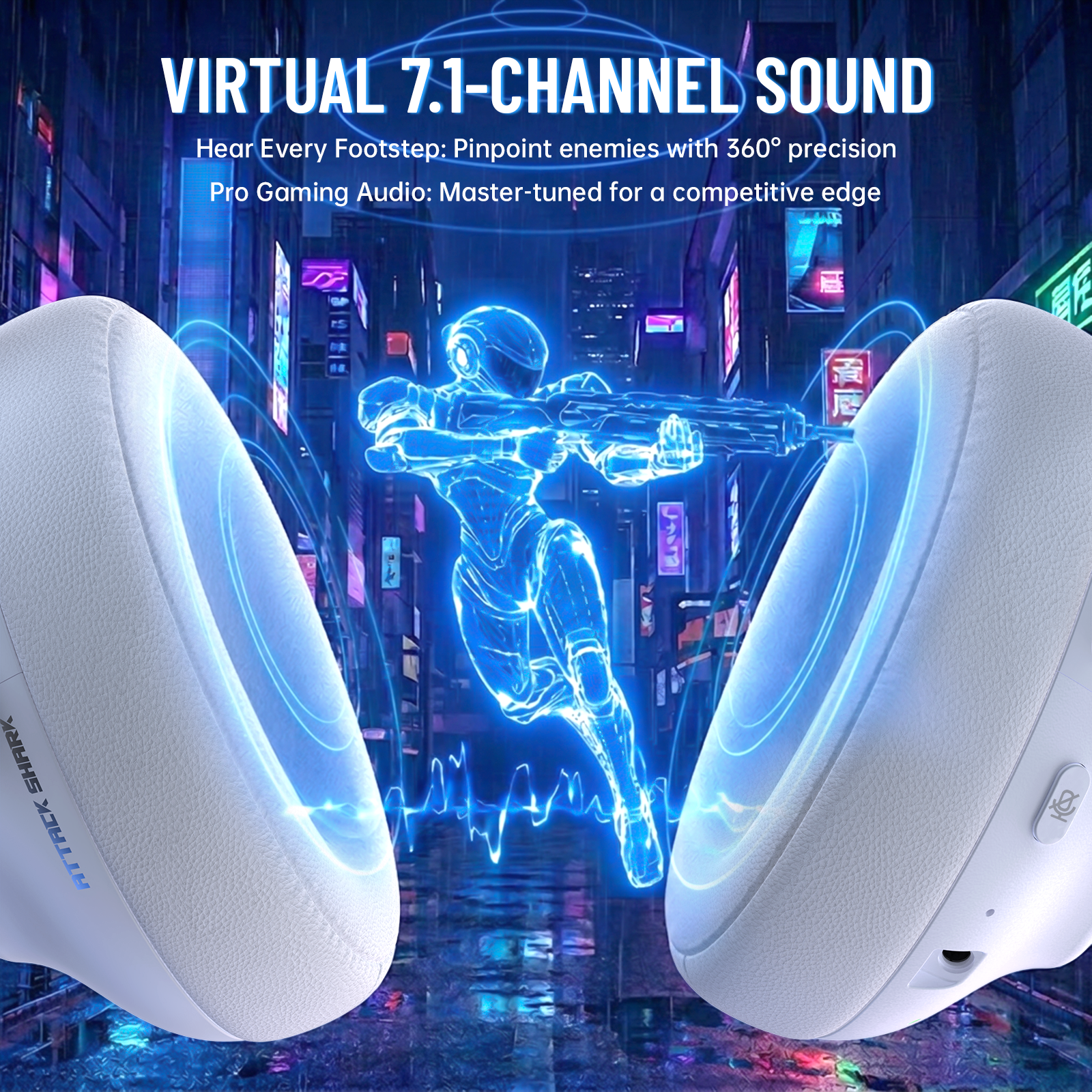 Auriculares inalámbricos para juegos ATTACK SHARK L50 PRO con modo triple
