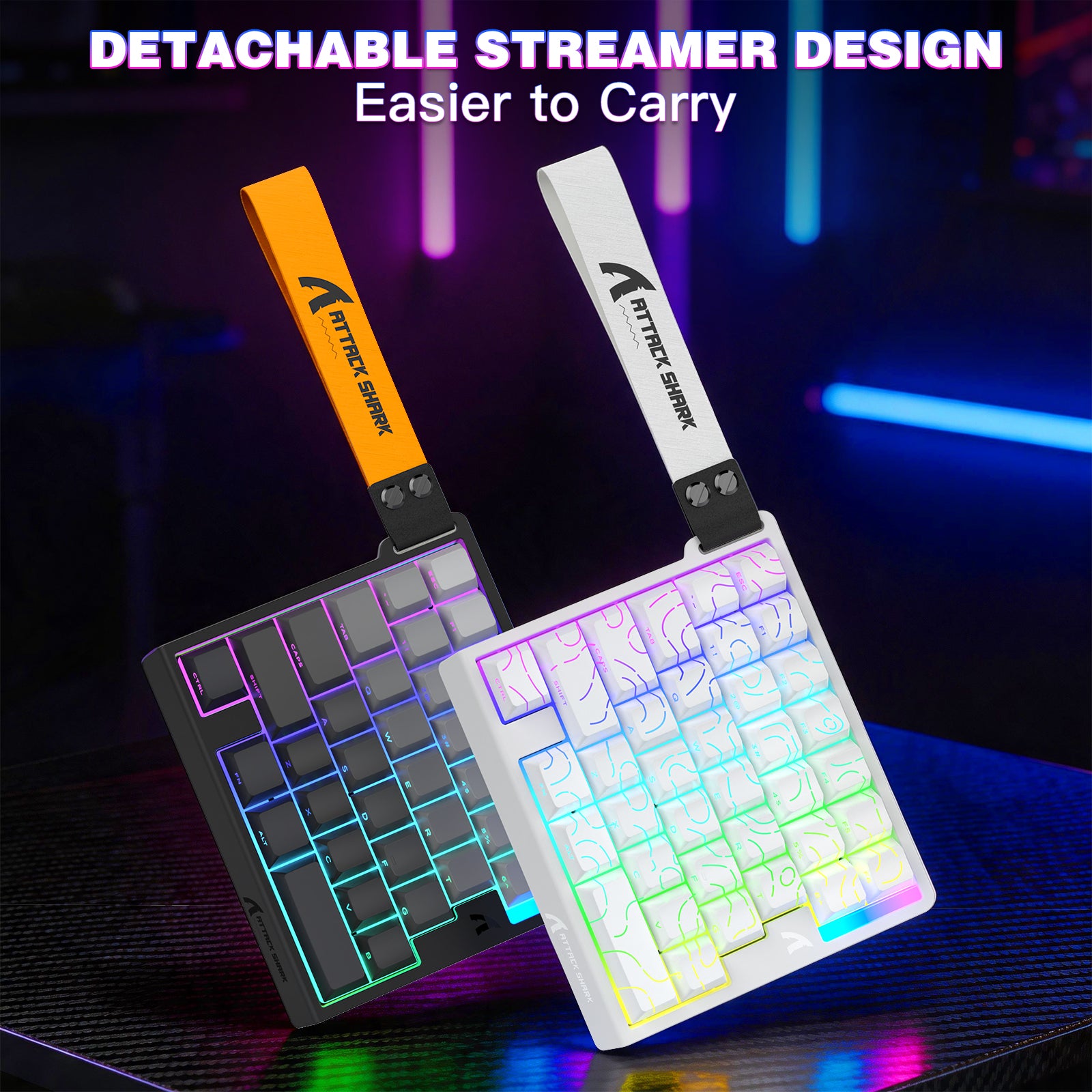 Teclado con interruptor magnético de una mano ATTACK SHARK M36 HE