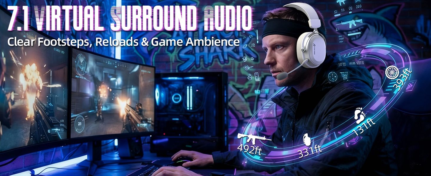 Auriculares inalámbricos para juegos ATTACK SHARK L30PRO