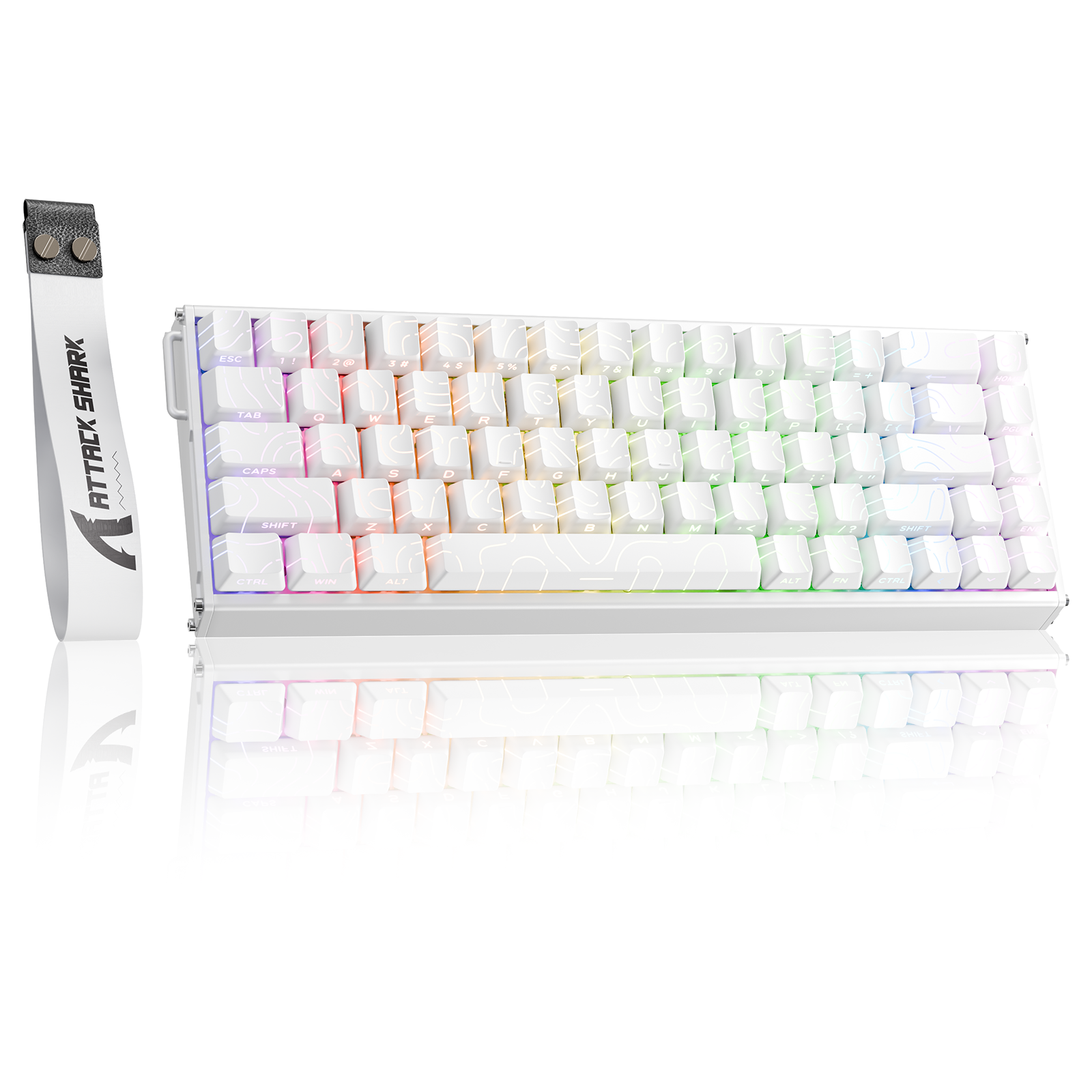 ATTACK SHARK X68MAX HE Teclado de aluminio con gatillo rápido e interruptor magnético