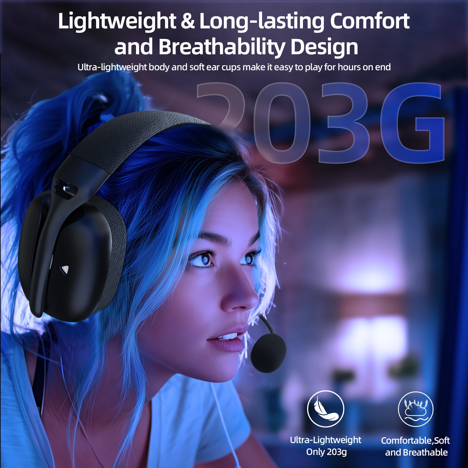 Auriculares inalámbricos para juegos ATTACK SHARK L80PRO