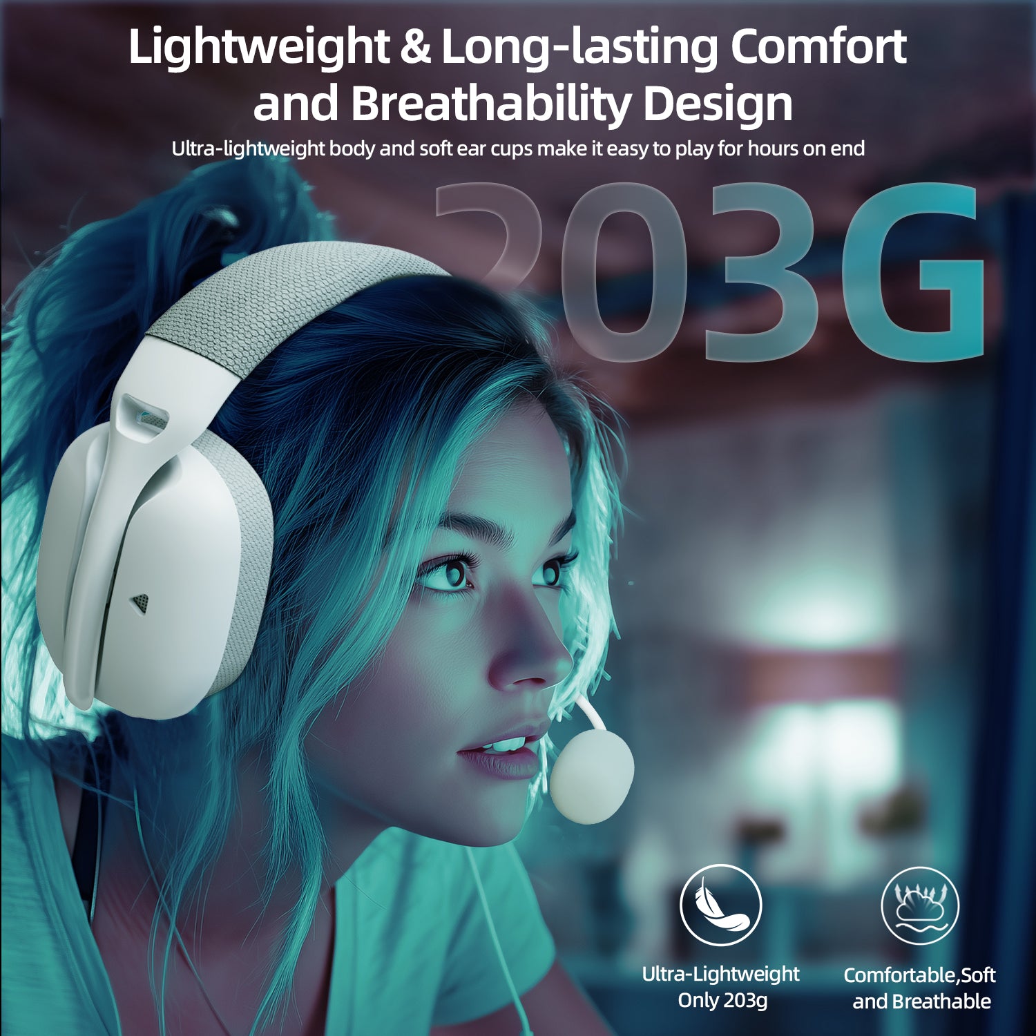 Auriculares inalámbricos para juegos ATTACK SHARK L80PRO
