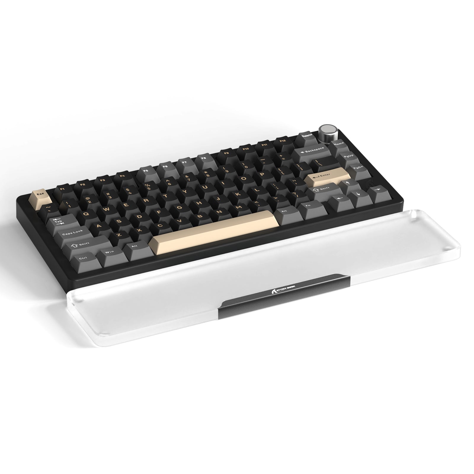 REPOSAMUÑECAS ACRÍLICO ATTACK SHARK DE 87 TECLAS